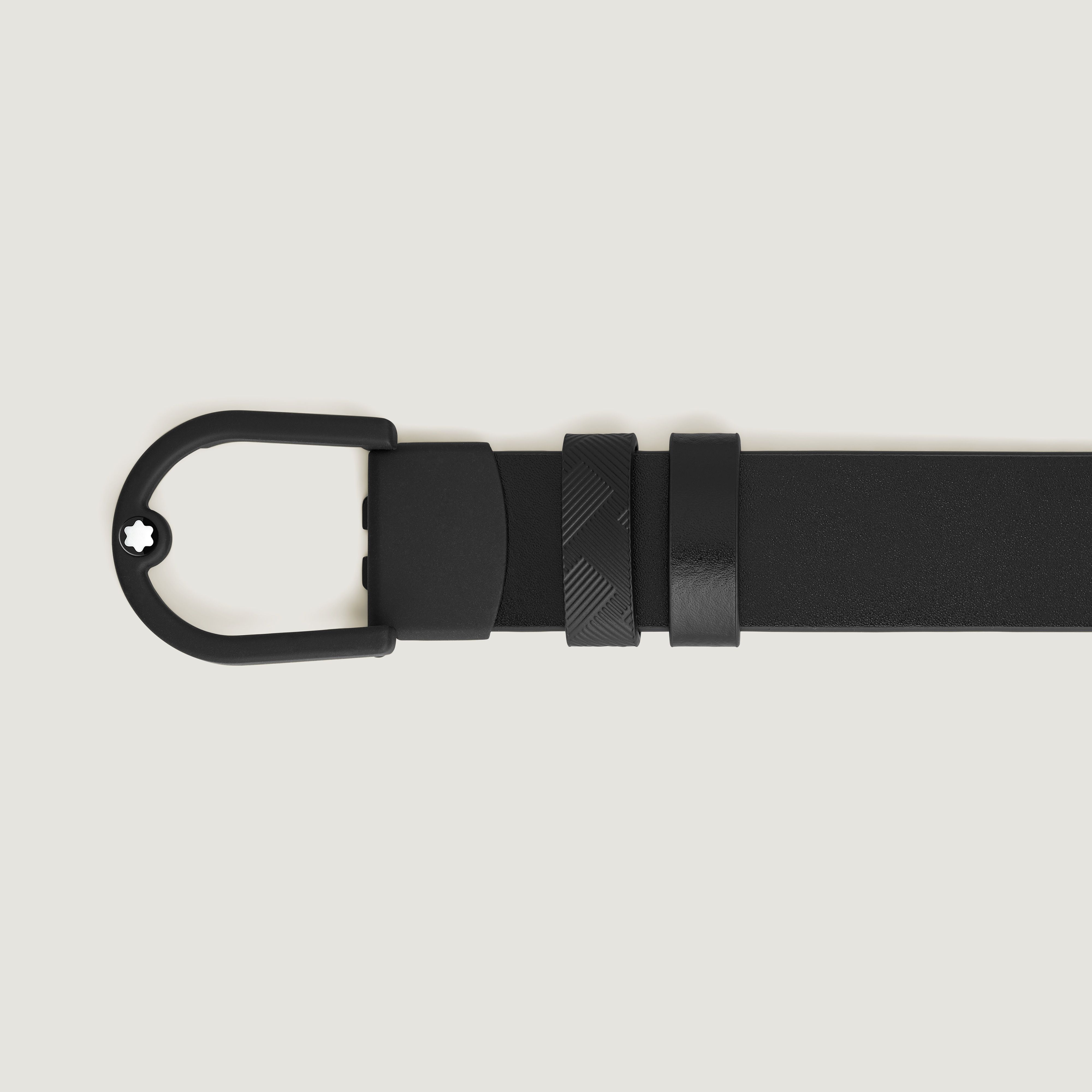 Ceinture réversible boucle fer à cheval de 30 mm en cuir / - Cuir - MB222397 - Ceintures - MONTBLANC - Modalova