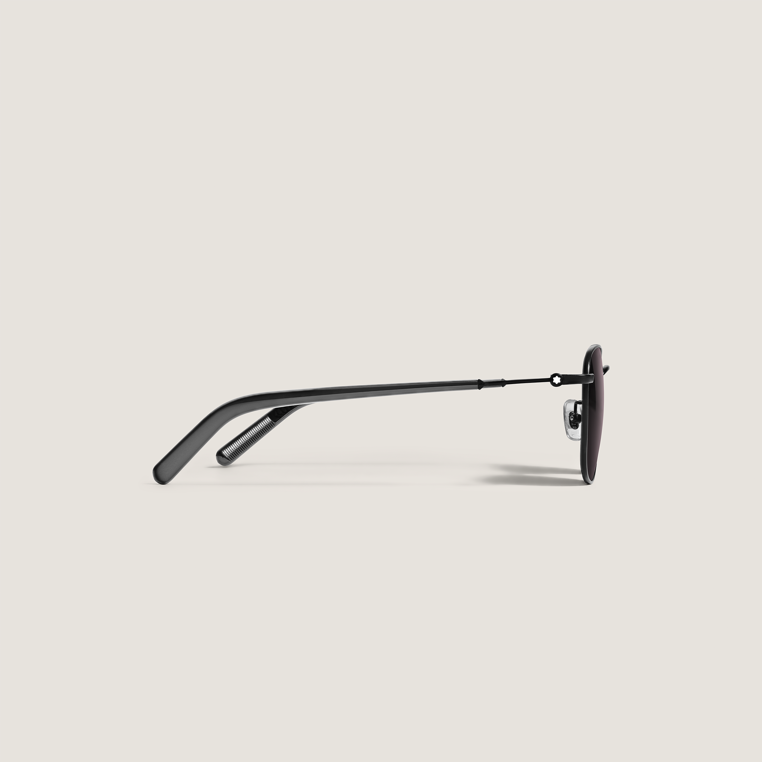 Lunettes de Soleil Carrées avec Monture en Métal - Métal - MB135568 - Solaires - MONTBLANC - Modalova