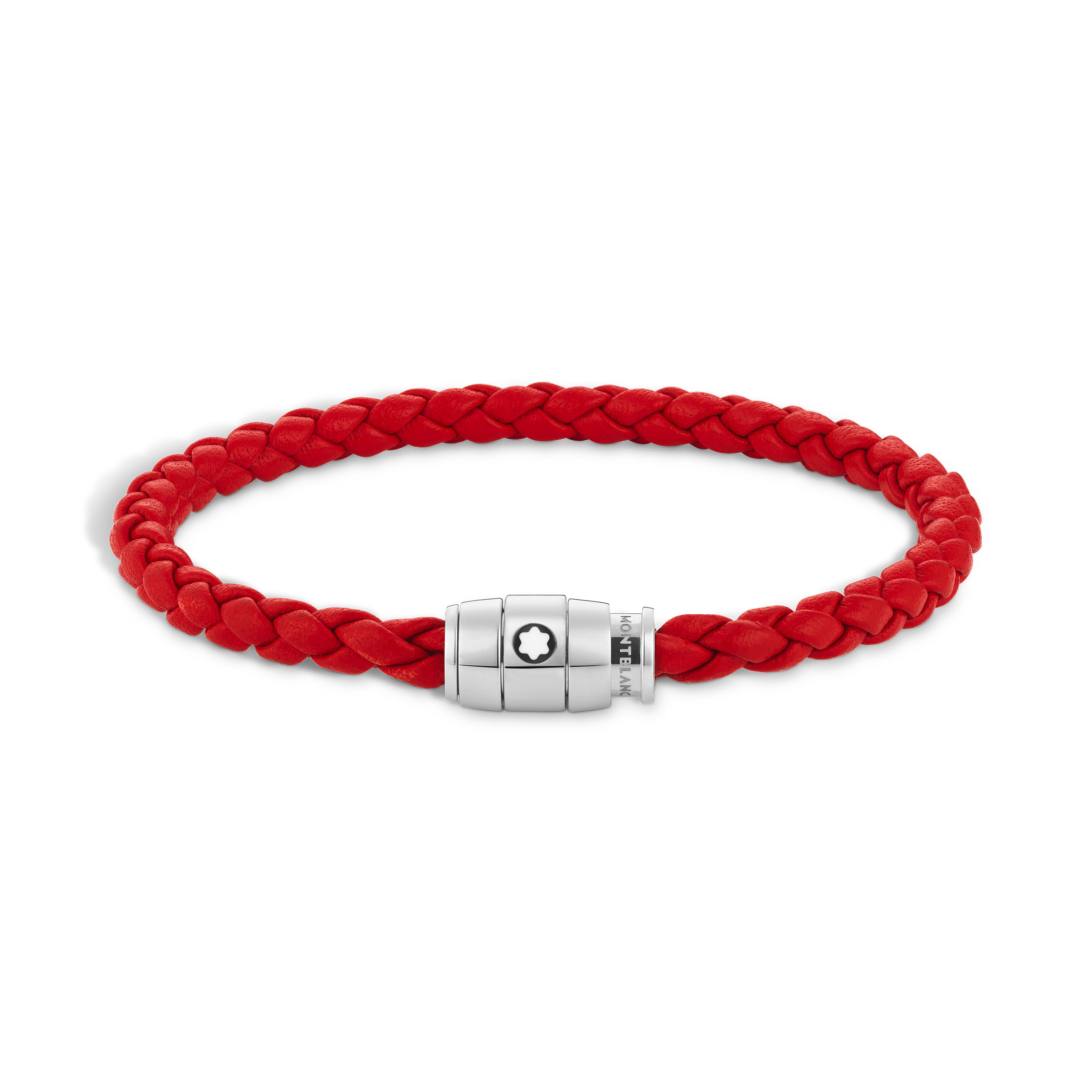 Bracelet 3 Anneaux en Cuir Soft - Acier inoxydable - MB130899 - Bracelets - MONTBLANC - Modalova