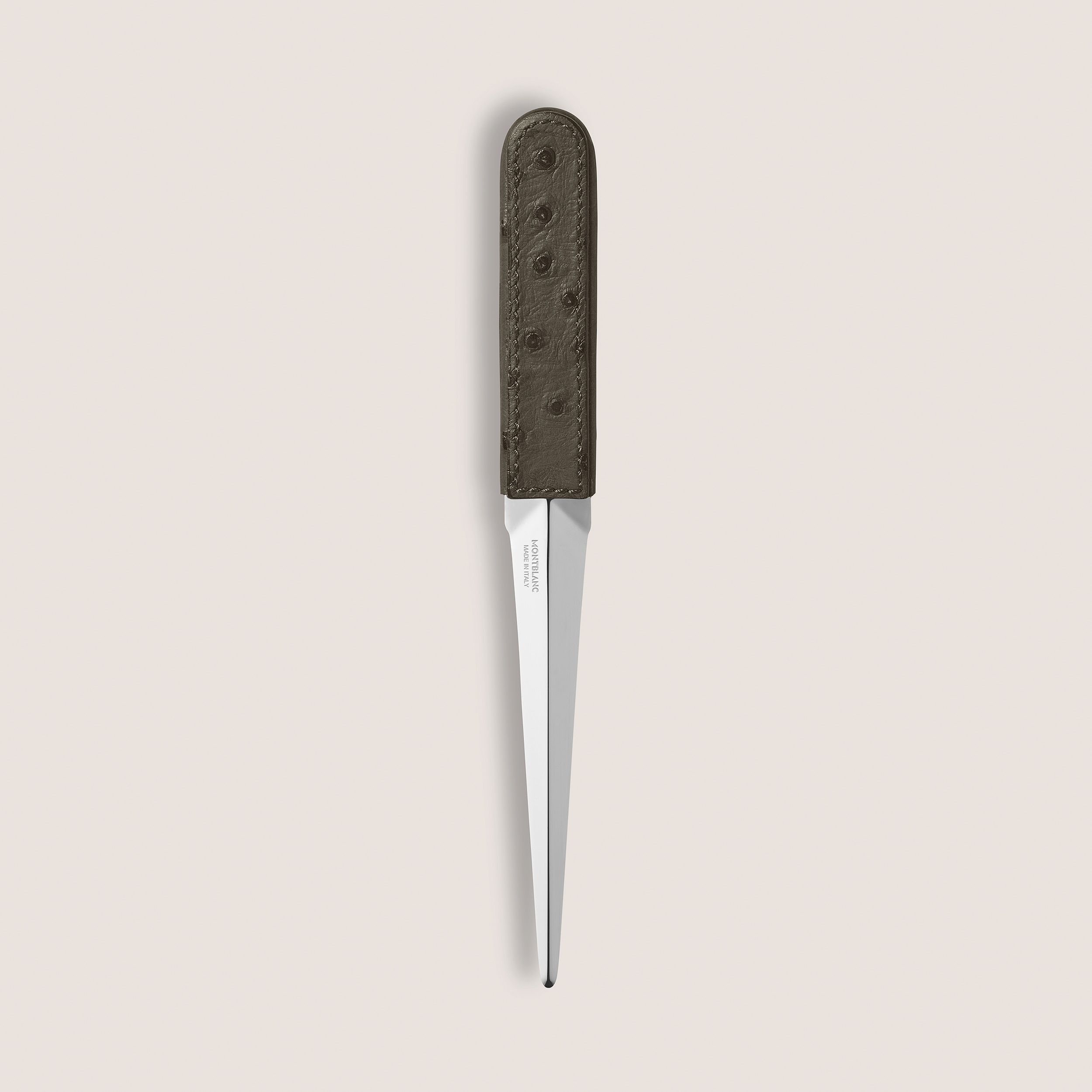 Coupe-Papier en Cuir Imprimé Autruche - Cuir - MB136550 - Accessoires Pour Lettres - MONTBLANC - Modalova