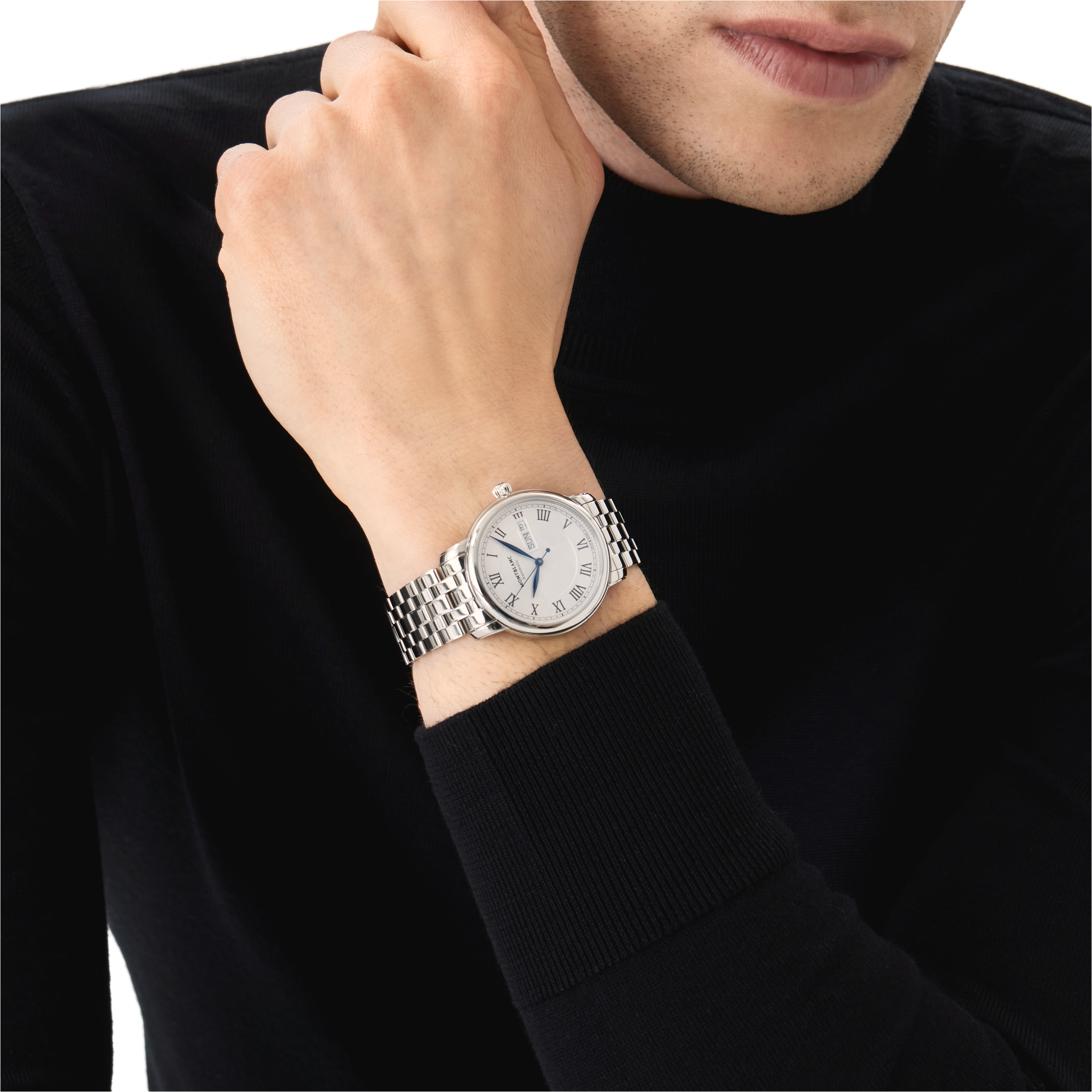 Star Legacy Automatic Day & Date 39 mm - Acier - MB128687 - Montre - MONTBLANC - Modalova