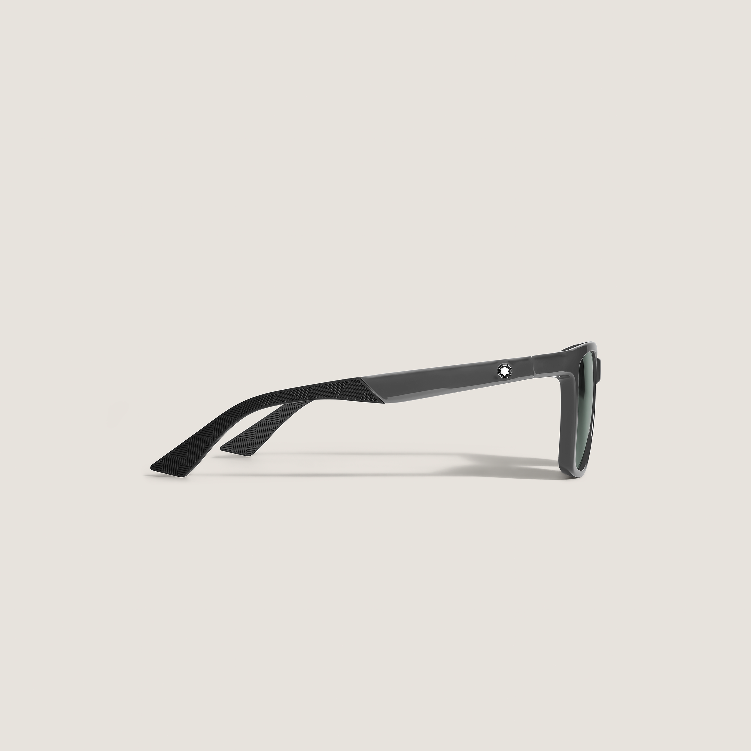 Lunettes de Soleil Carrées avec Monture Injectée - Injection plastique - MB134861 - Solaires - MONTBLANC - Modalova
