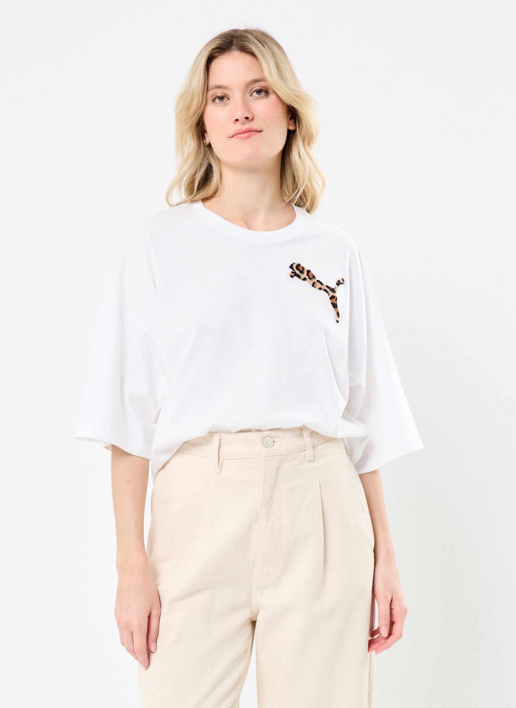 Vêtements LEO LUXE Oversized Short Tee - Puma - Modalova