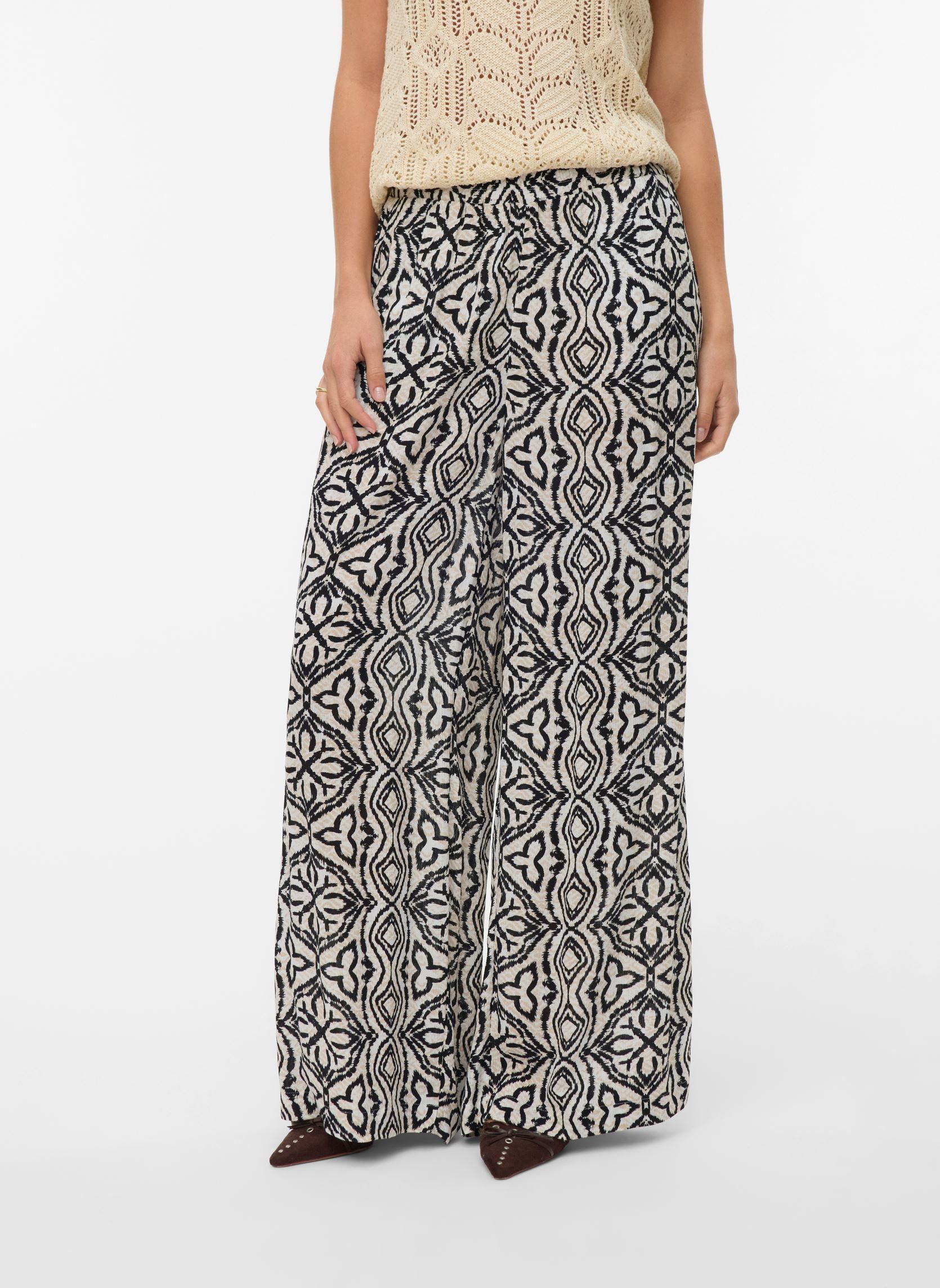 Vêtements Vmmenny Hw Wide Pants Wvn Ga - Vero Moda - Modalova