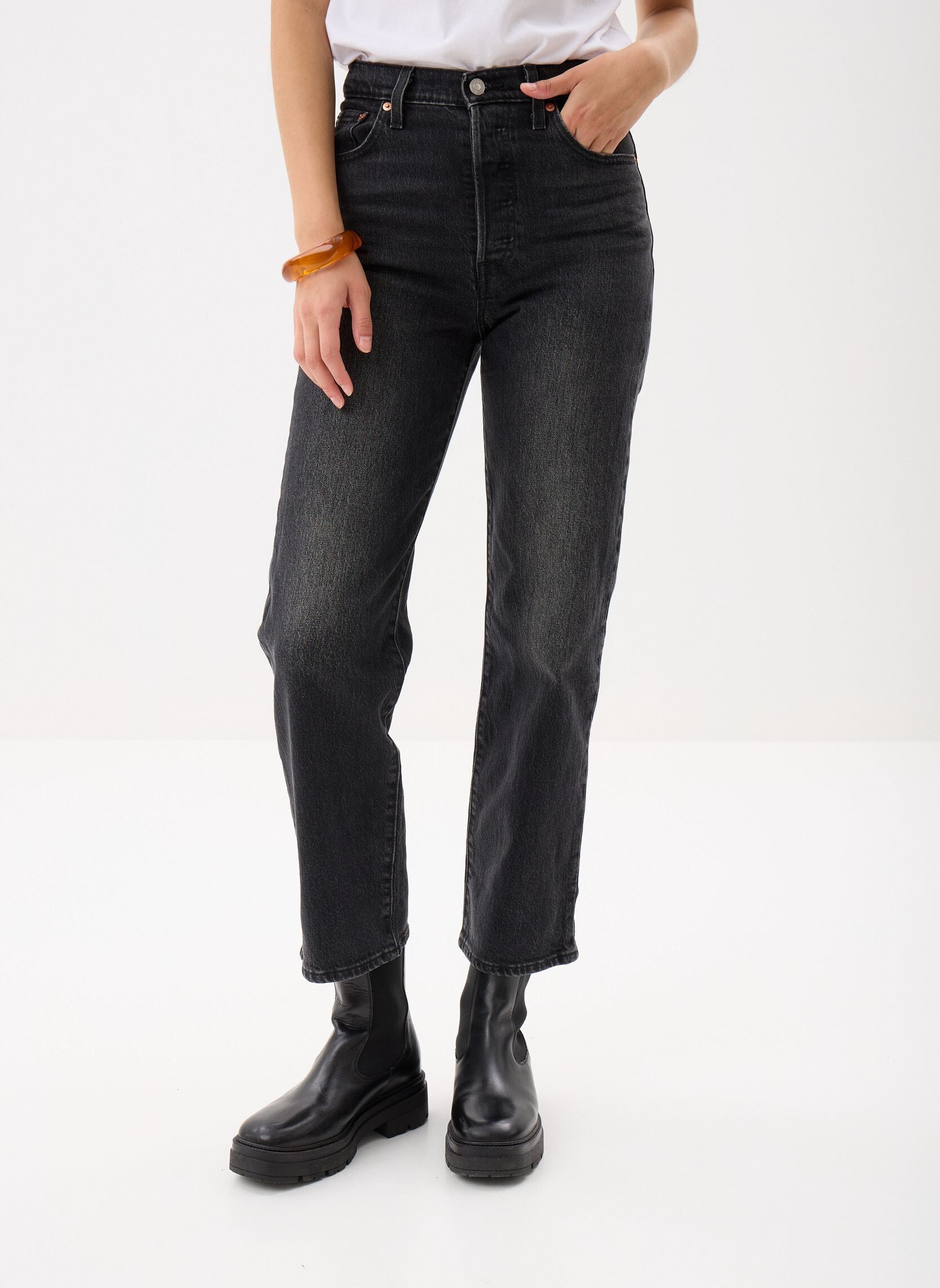 Vêtements RIBCAGE STRAIGHT ANKLE MED INDIGO - WORN - Levi's - Modalova