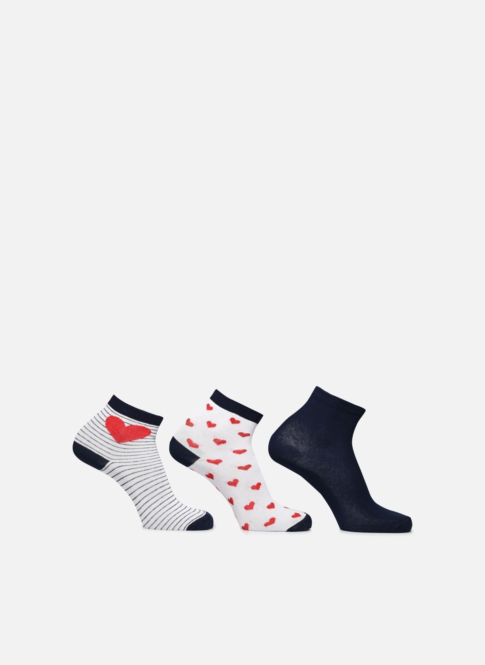 Chaussettes et collants Lot de 3 paires chaussettes cœur - Sarenza Wear - Modalova