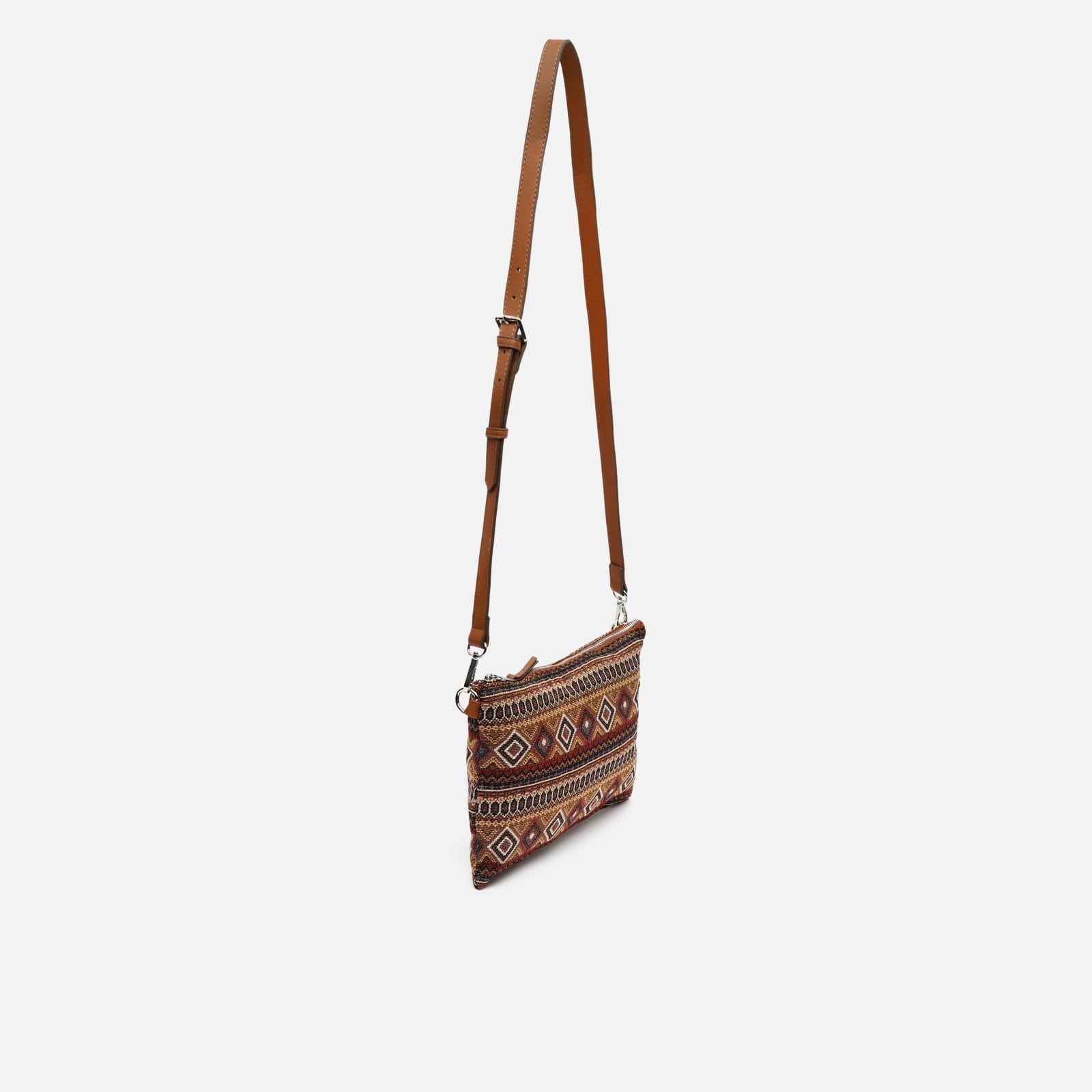 Sac bandoulière petit Misi avec imprimé jacquard ED - Misako - Modalova