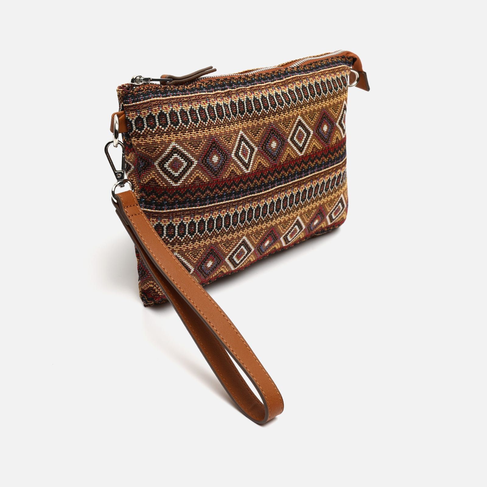 Sac bandoulière petit Misi avec imprimé jacquard ED - Misako - Modalova