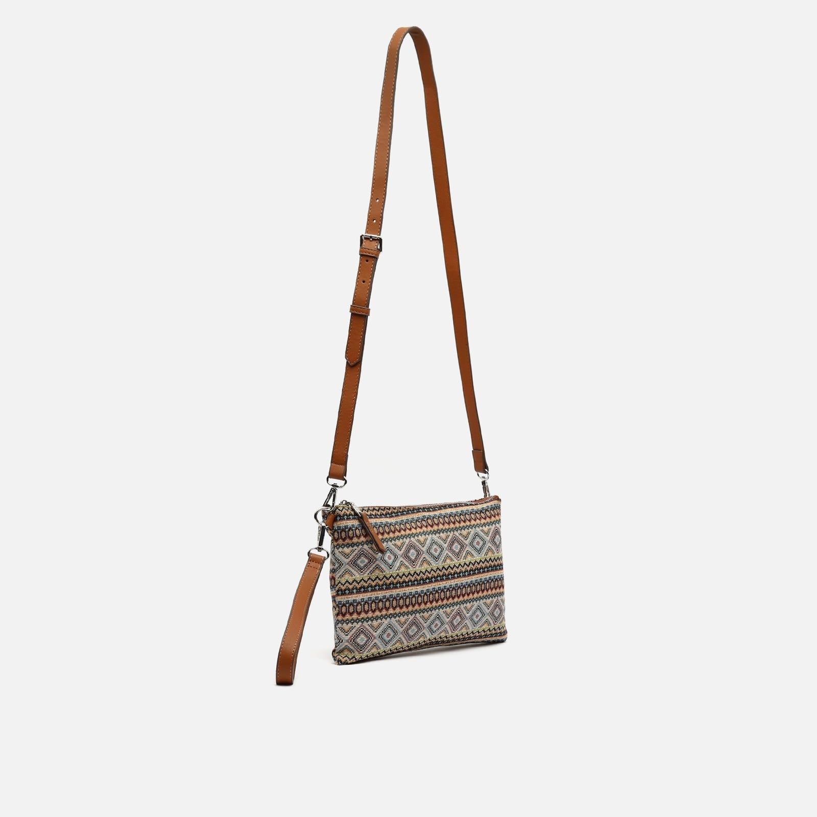 Sac bandoulière petit Misi avec imprimé jacquard ED - Misako - Modalova