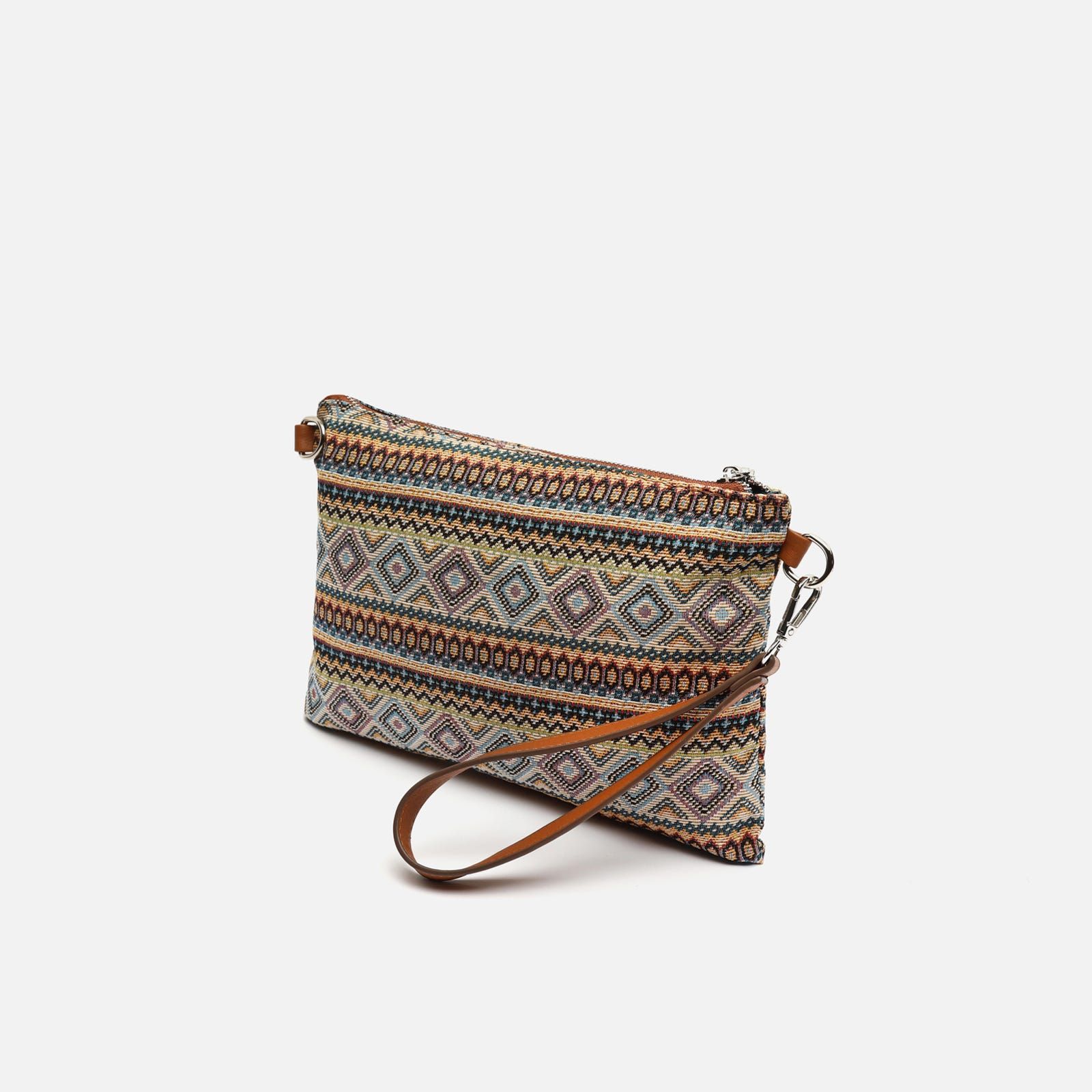Sac bandoulière petit Misi avec imprimé jacquard ED - Misako - Modalova