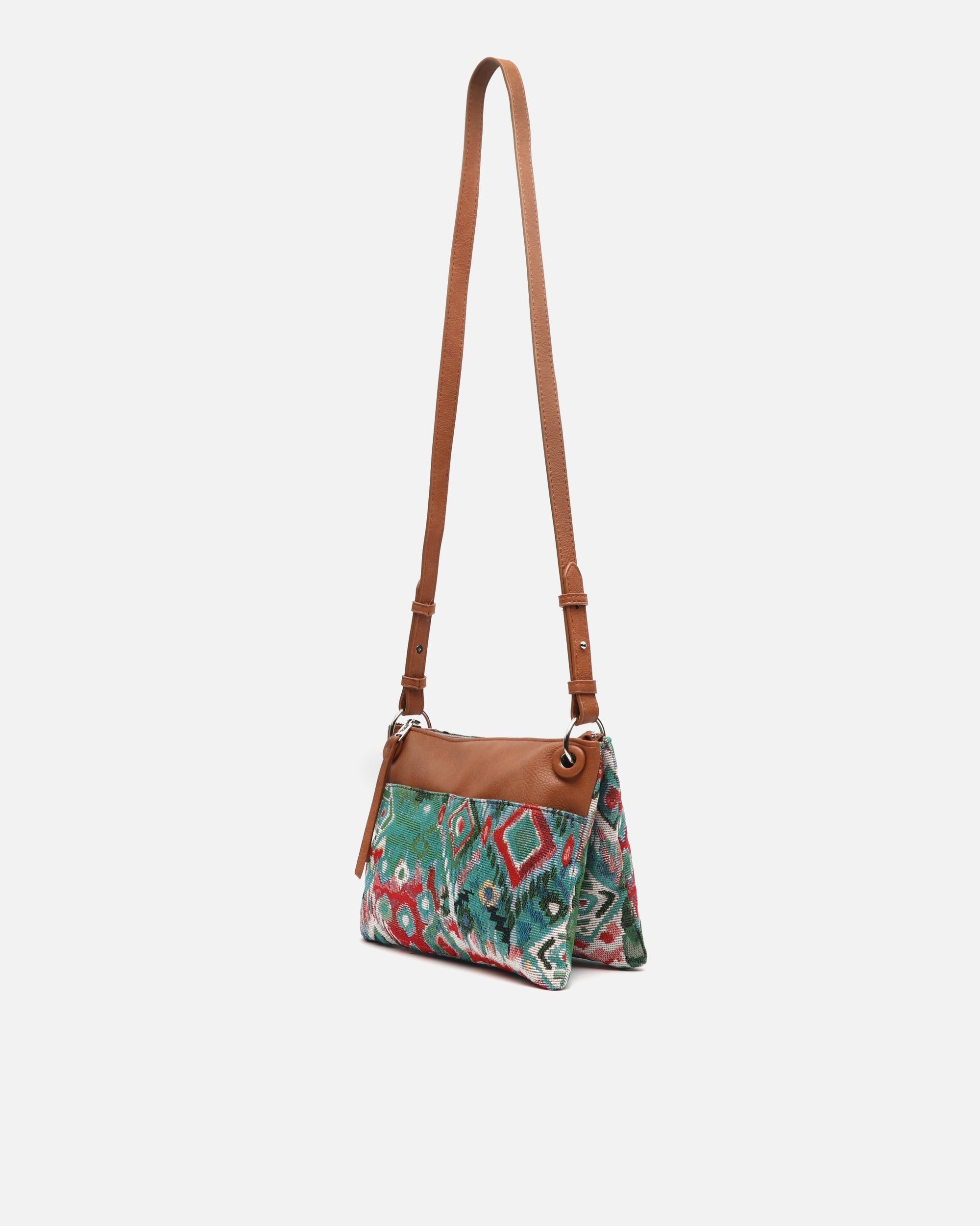 Zarias petit sac bandoulière avec imprimé jacquard - Misako - Modalova