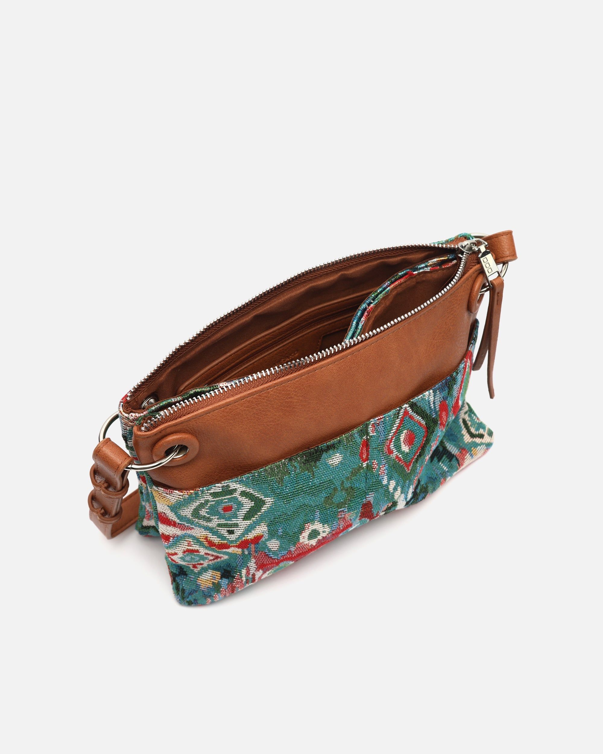 Zarias petit sac bandoulière avec imprimé jacquard - Misako - Modalova