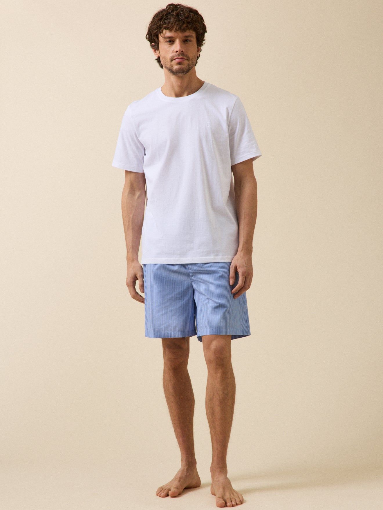 Pyjama short bi-matière homme - Cyrillus - Modalova