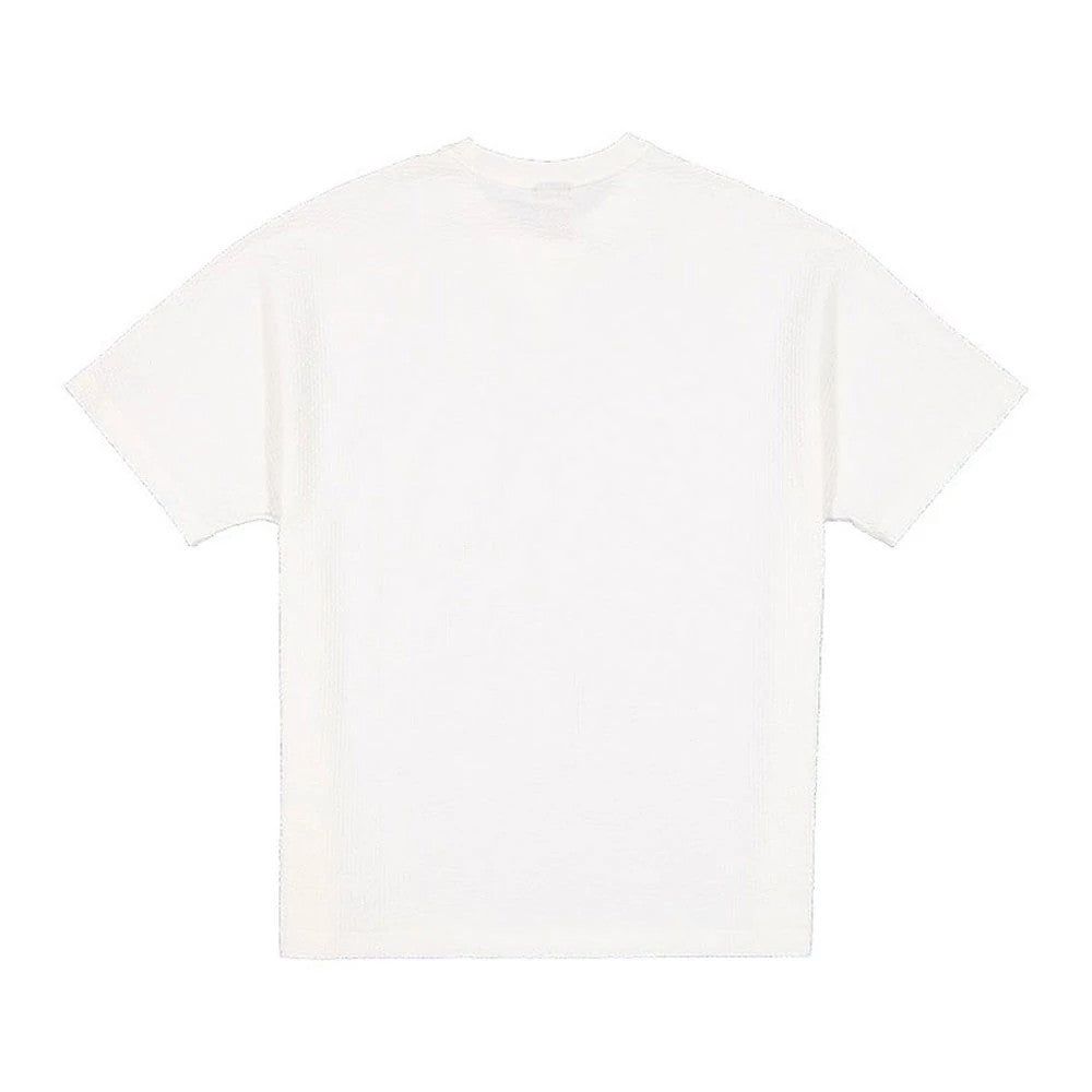 T-shirt New Era Label Seersucker Crème unisex - New Era Cap - Modalova