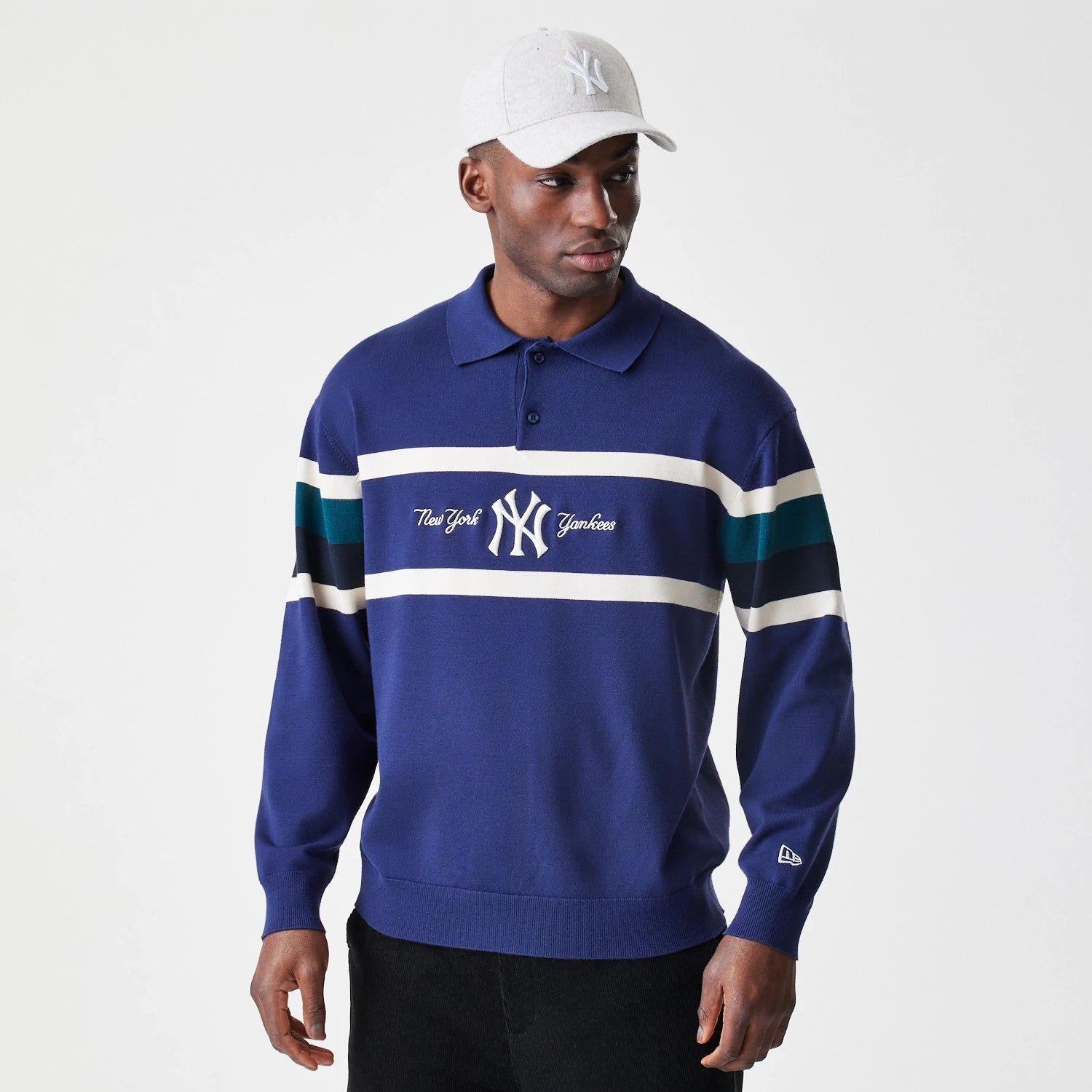 Polo de rugby New York Yankees MLB Bleu marine unisex - New Era Cap - Modalova