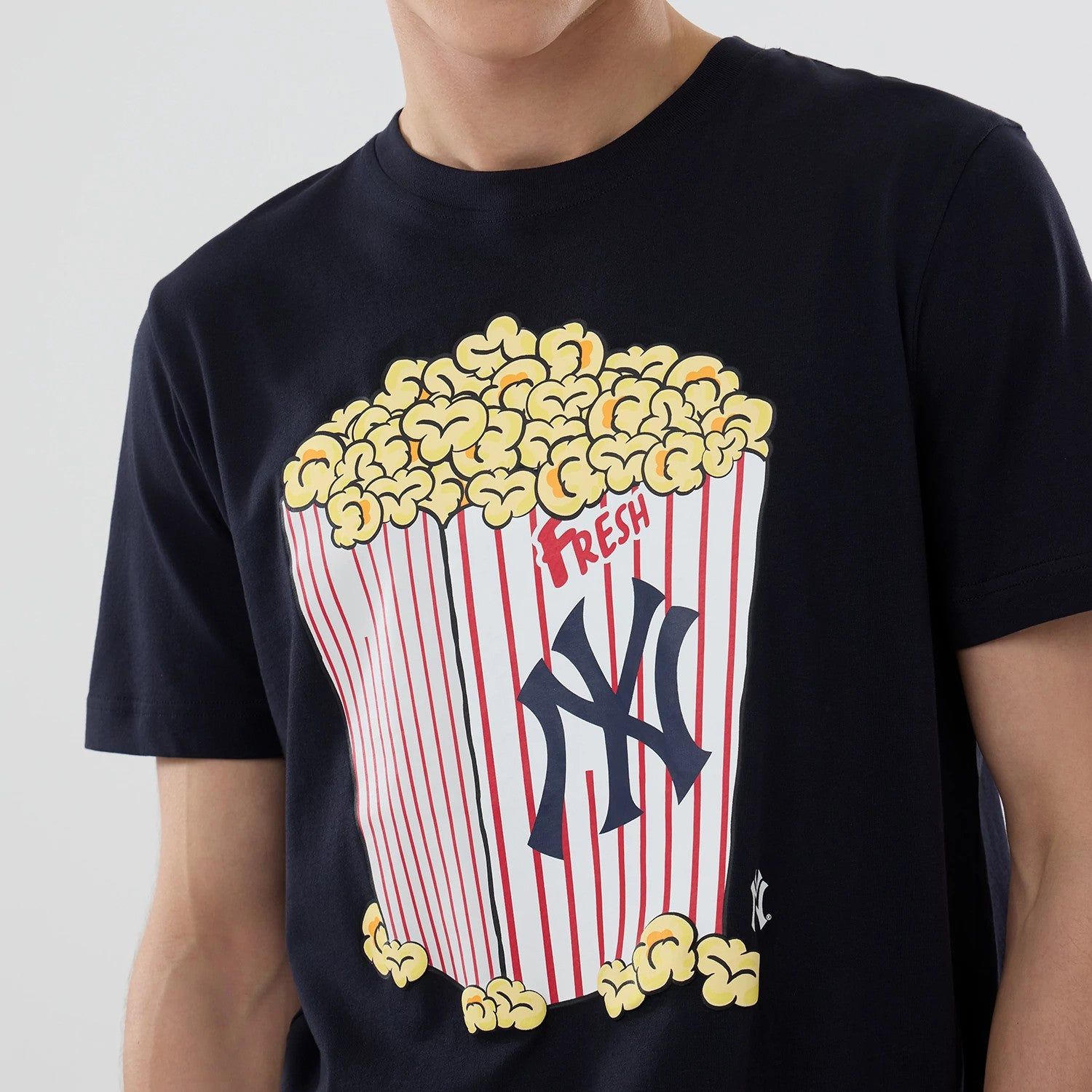 T-shirt Popcorn New York Yankees MLB Bleu Marine unisex - New Era Cap - Modalova