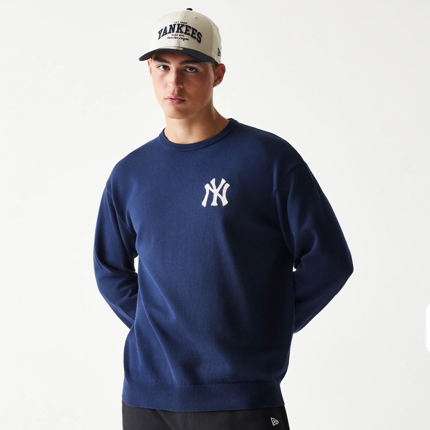 Pull en Maille New York Yankees MLB Essential Bleu marine unisex - New Era Cap - Modalova