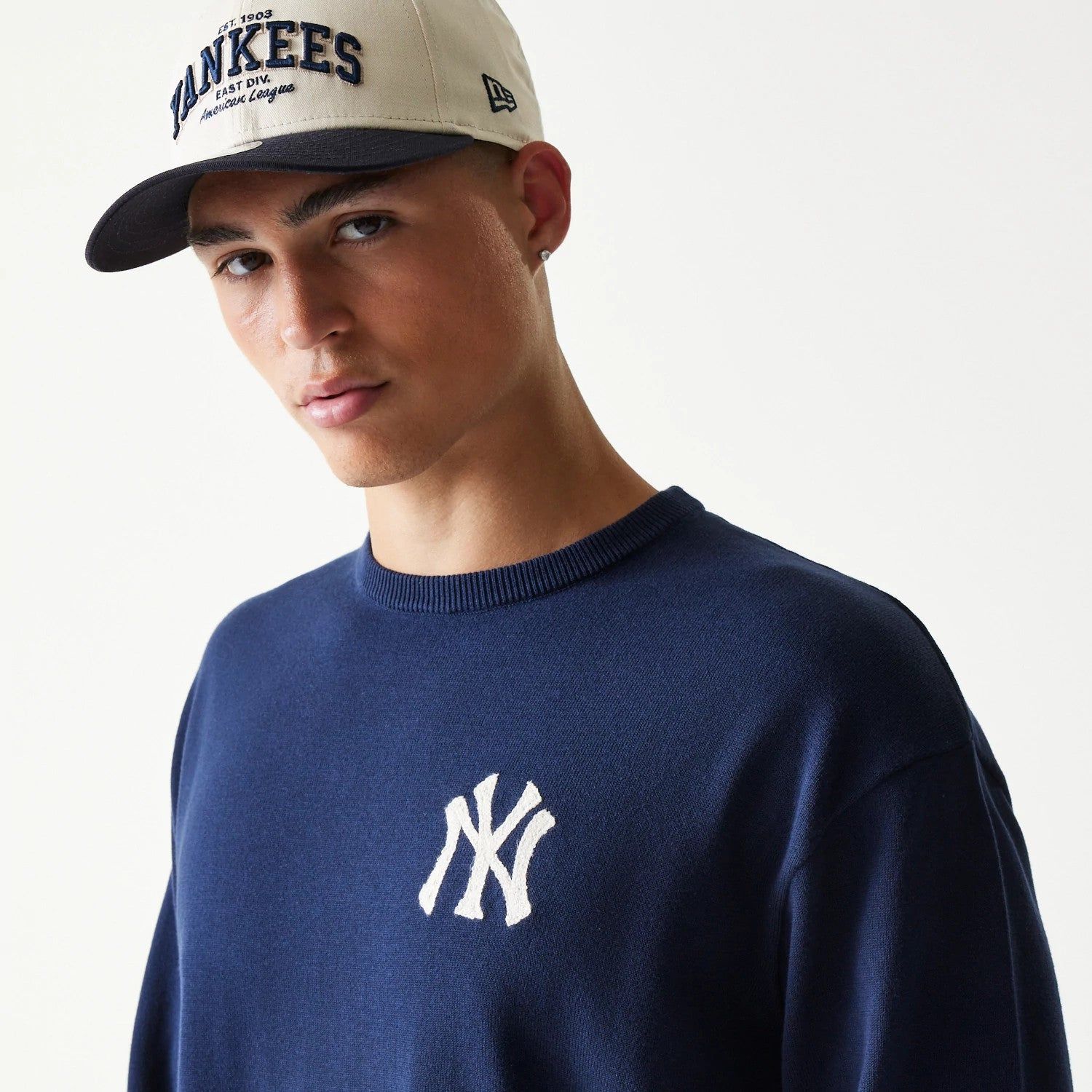 Pull en Maille New York Yankees MLB Essential Bleu marine unisex - New Era Cap - Modalova