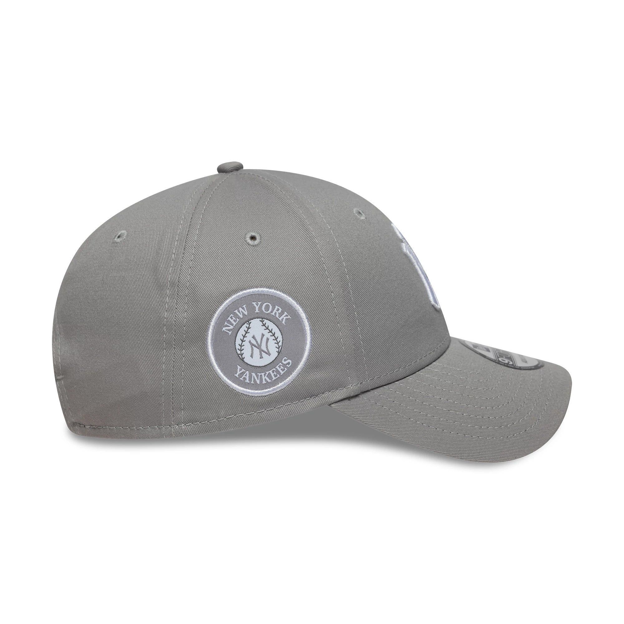 Casquette 9FORTY Adjustable New York Yankees MLB Side Patch Gris unisex - New Era Cap - Modalova