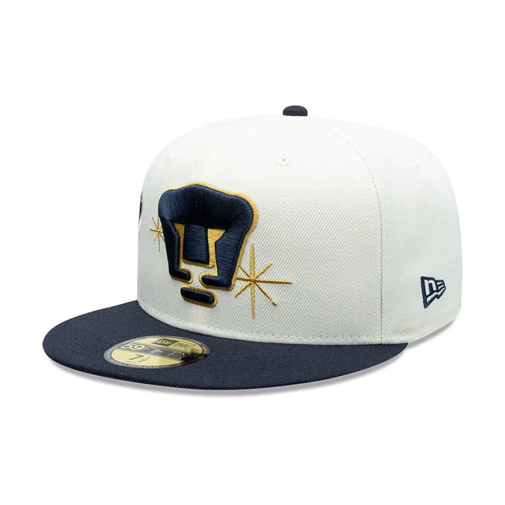 Casquette 59FIFTY Fitted Liga MX Pumas Unam Blanc unisex - New Era Cap - Modalova