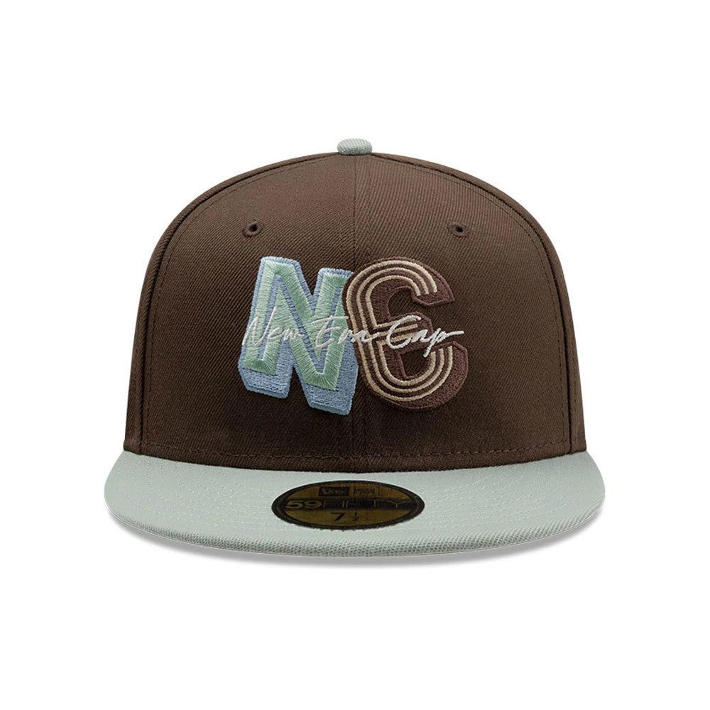 Casquette 59FIFTY Fitted New Era DIY Note Marron foncé unisex - New Era Cap - Modalova