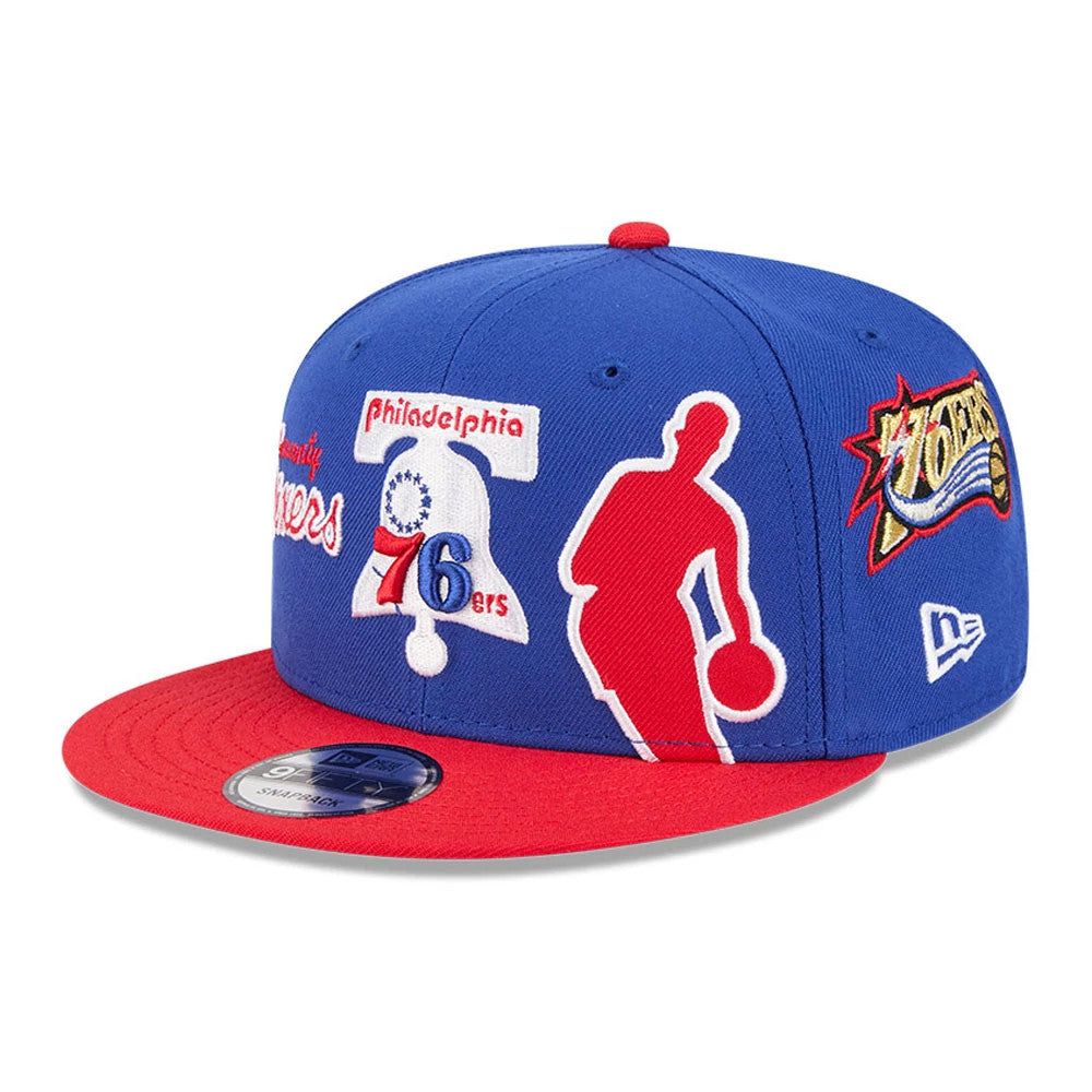 Casquette 9FIFTY Snapback Philadelphia 76ers Hardwood Classic ASG Bleu unisex - New Era Cap - Modalova