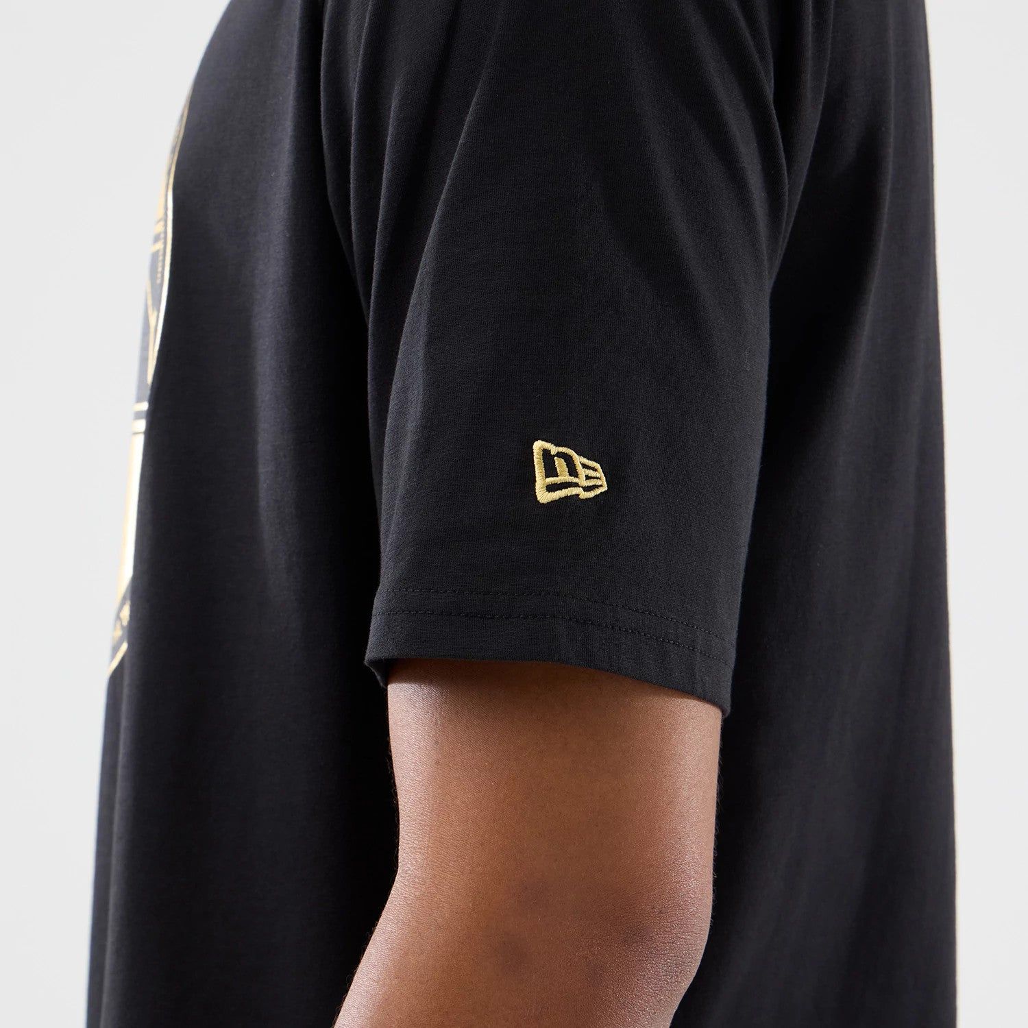 T-shirt Oversize New Era Sticker Madrid Noir unisex - New Era Cap - Modalova