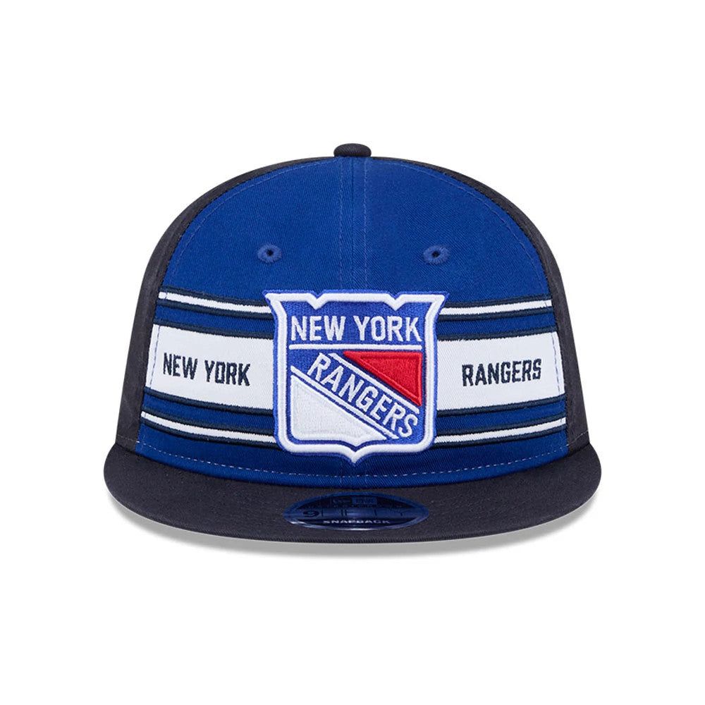 Casquette 9FIFTY Retro Crown New York Rangers NHL Team Stripes Bleu unisex - New Era Cap - Modalova