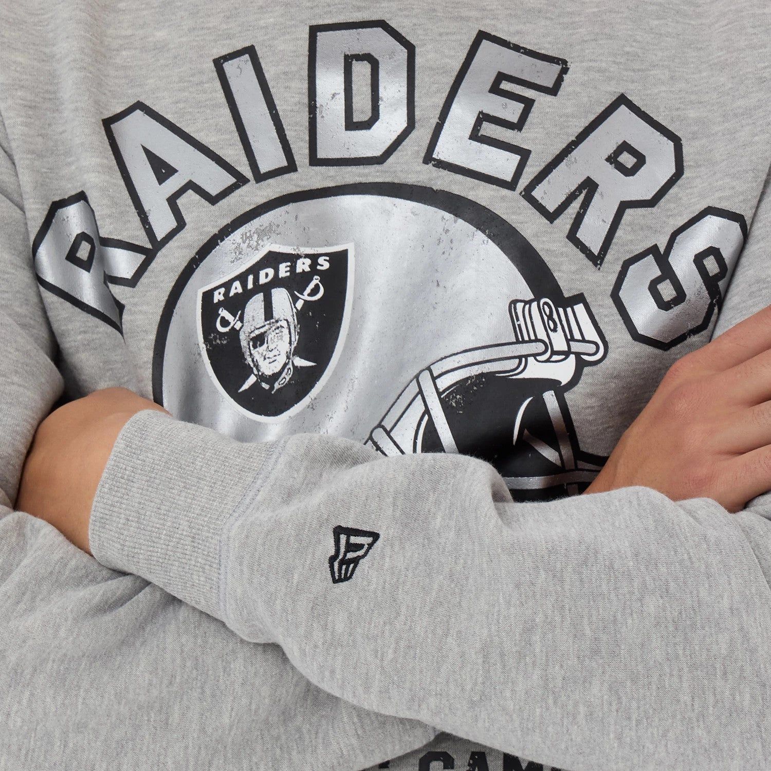 Pull à Col Rond Training 2026 Las Vegas Raiders NFL Gris unisex - New Era Cap - Modalova