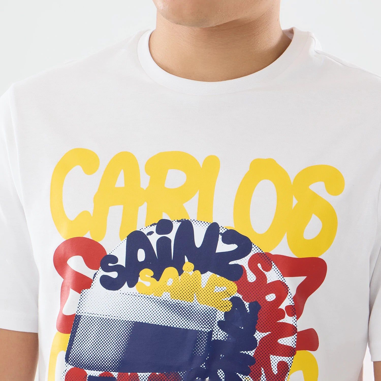 T-shirt Williams Carlos Sainz Madrid Race Special Blanc unisex - New Era Cap - Modalova