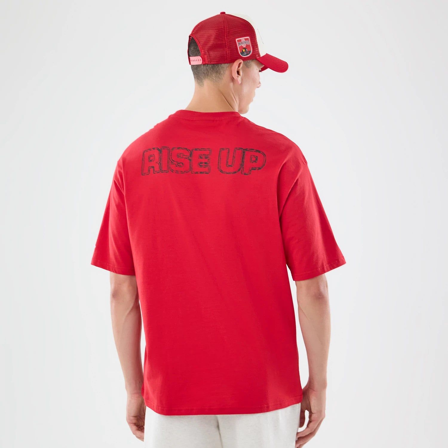 T-shirt Oversize Atlanta Falcons NFL Graphic Slogan Rouge unisex - New Era Cap - Modalova