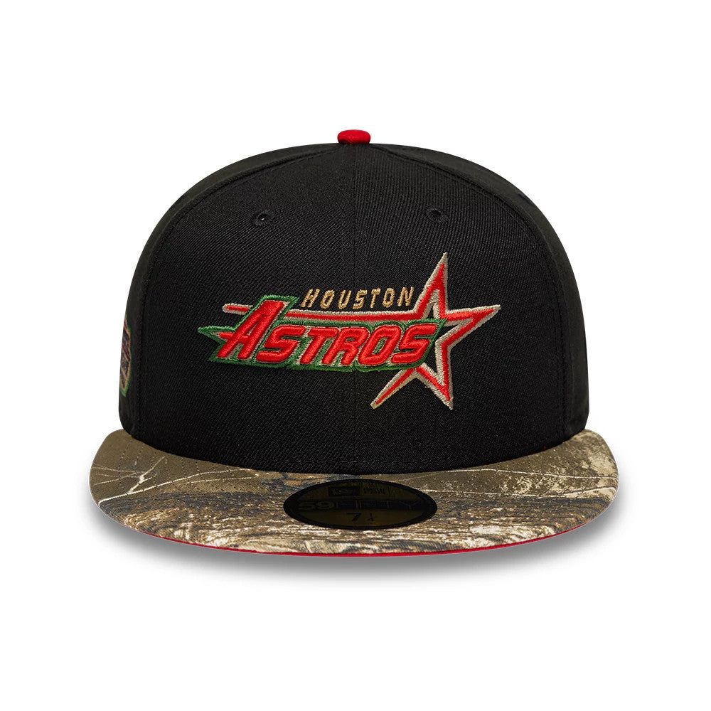 Casquette 59FIFTY Fitted Houston Astros MLB Cooperstown Noir unisex - New Era Cap - Modalova