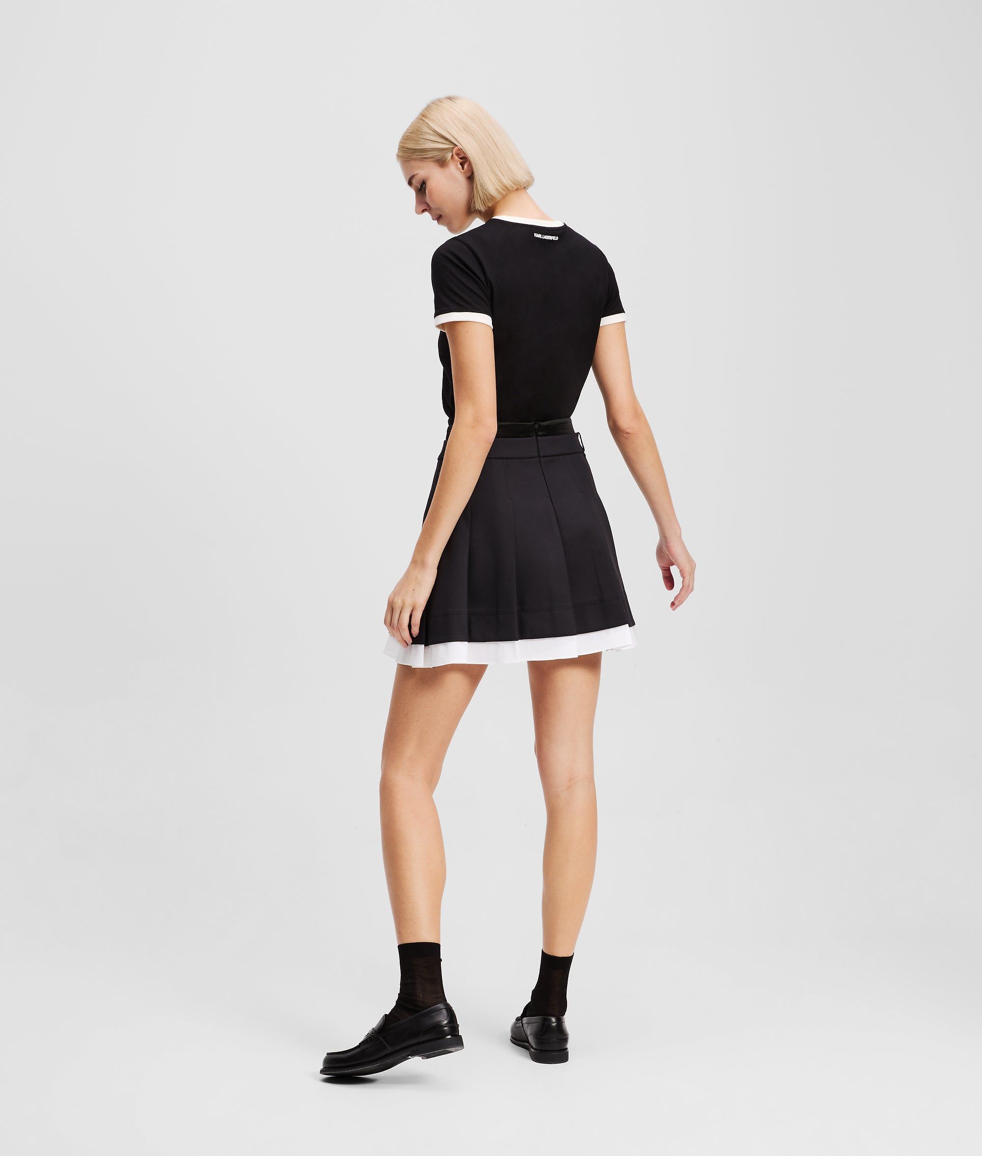 Ikon Pleated Mini Skirt, , /, Taille: 38 - Karl Lagerfeld - Modalova