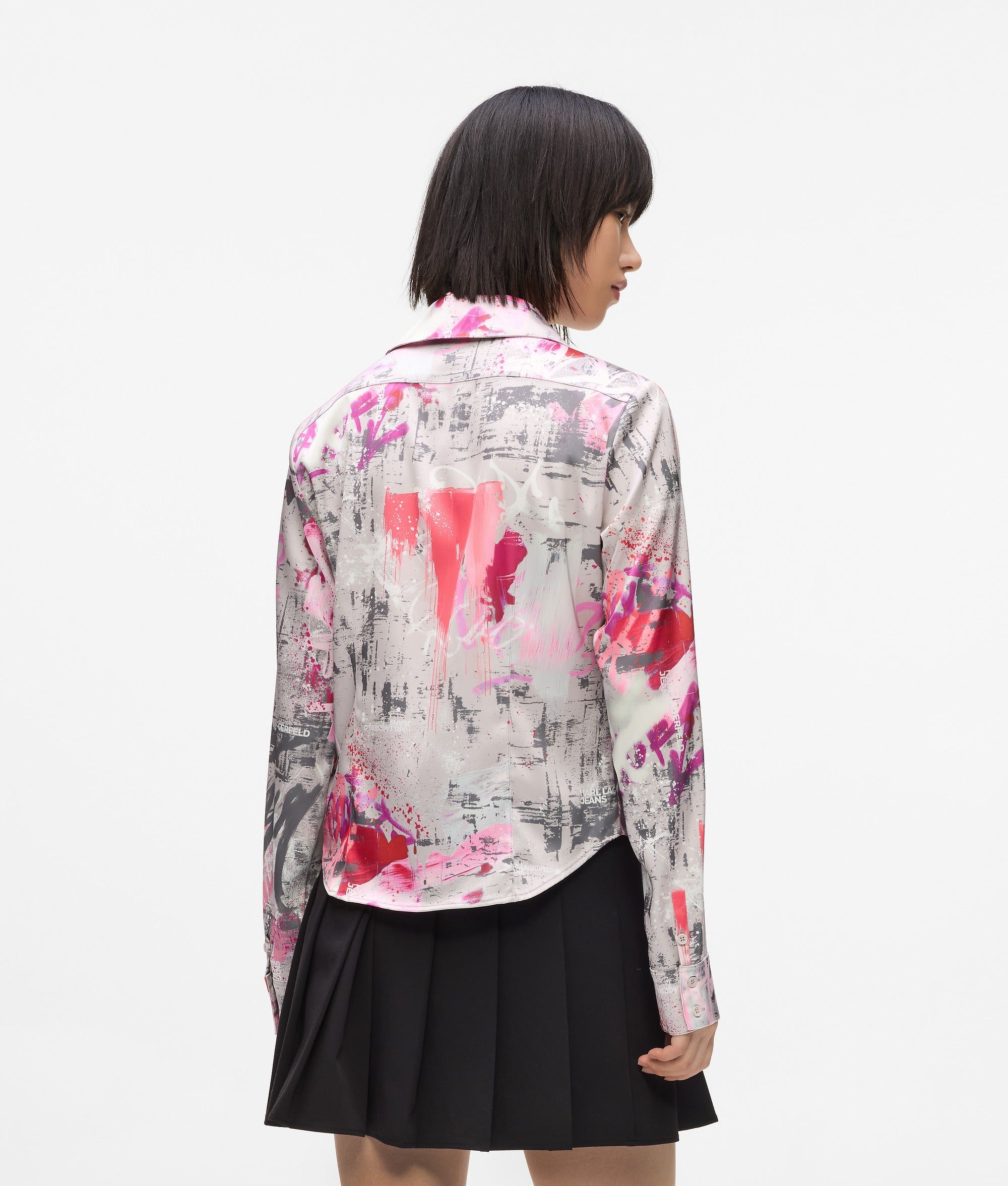 Chemise Effet Peinture Façon All-over, , , Taille: Xs - KL Jeans - Modalova