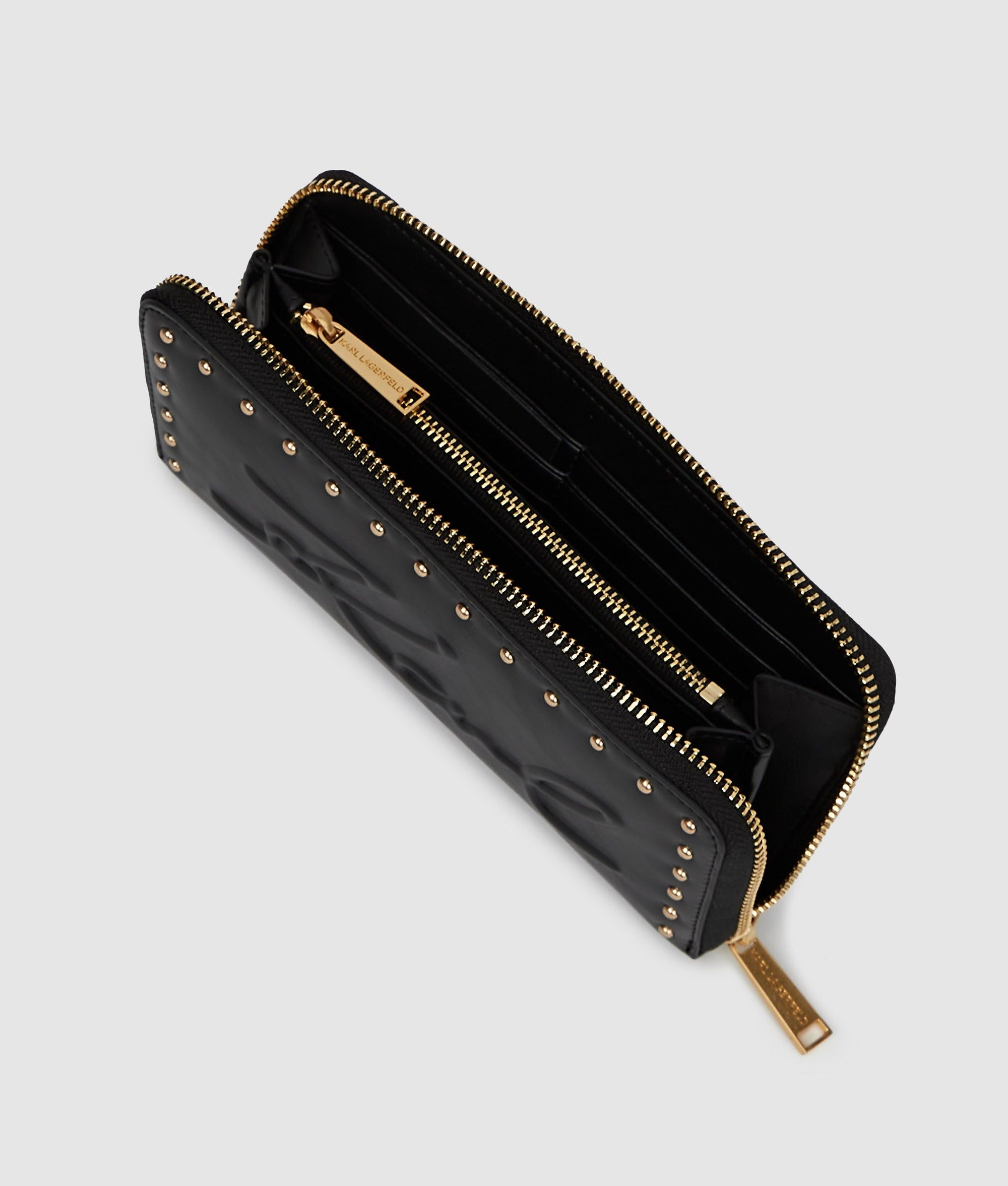 Grand Portefeuille K/ville Avec Clous, , /, Taille: One Size - Karl Lagerfeld - Modalova