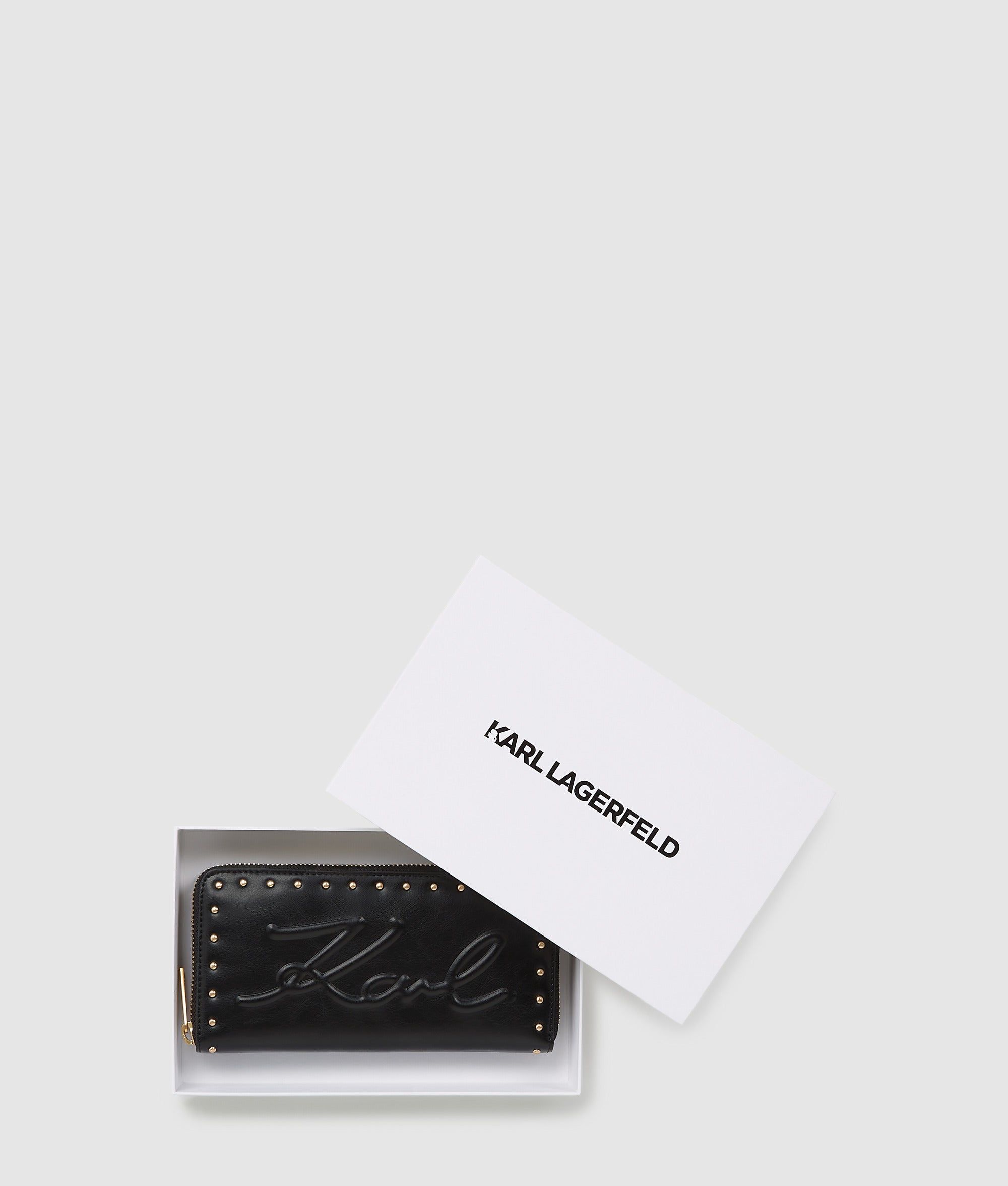 Grand Portefeuille K/ville Avec Clous, , /, Taille: One Size - Karl Lagerfeld - Modalova