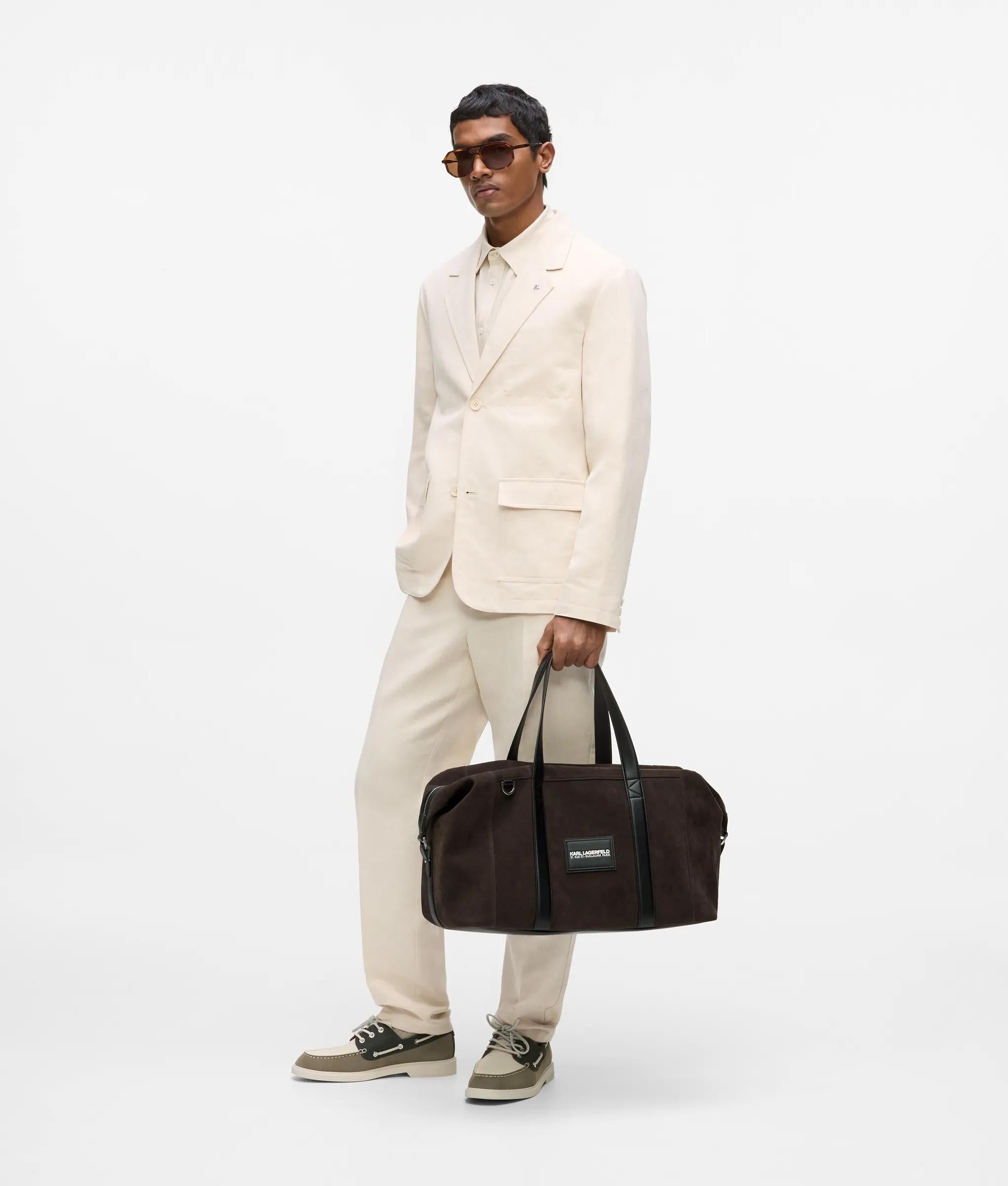 Sac Week-end K/traveller En Simili-velours, , , Taille: One Size - Karl Lagerfeld - Modalova