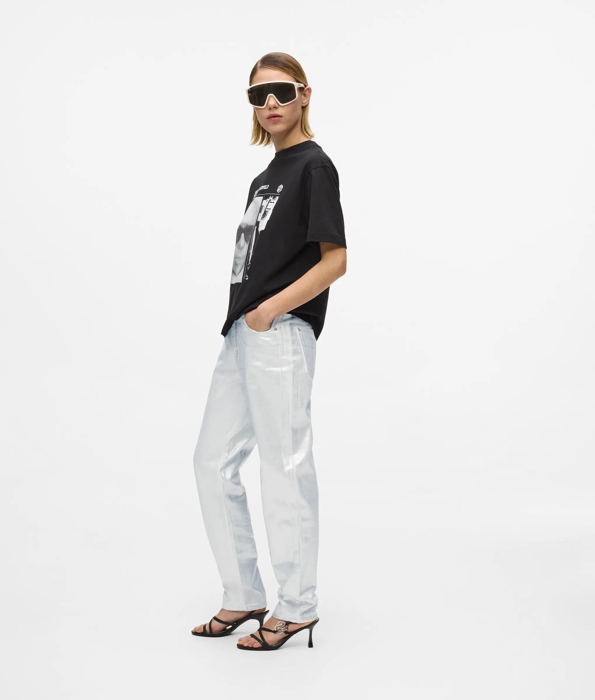 Jean Mom Métallique, , , Taille: 2530 - KL Jeans - Modalova
