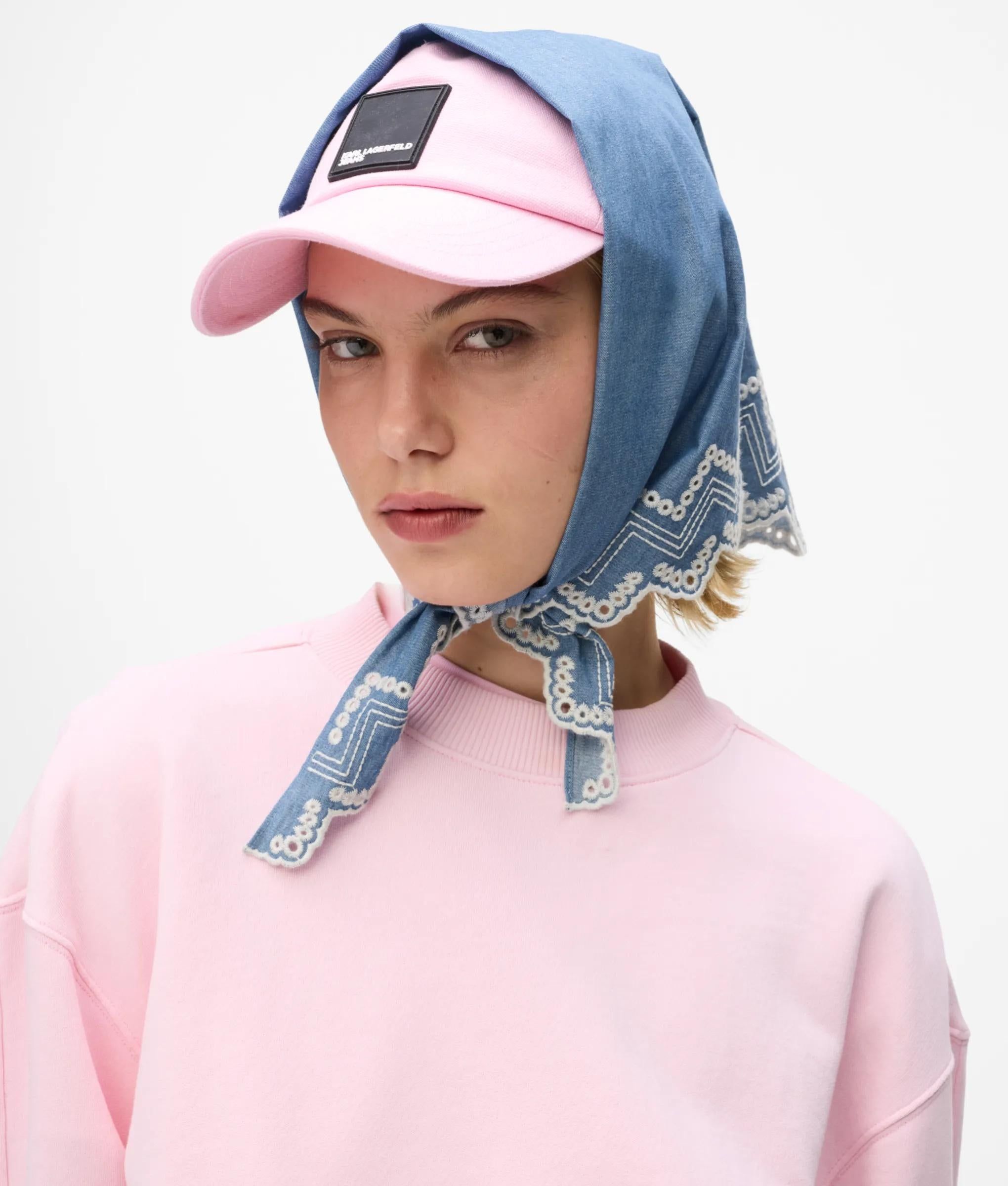 Foulard Bandana Triangle En Denim, , , Taille: One Size - KL Jeans - Modalova