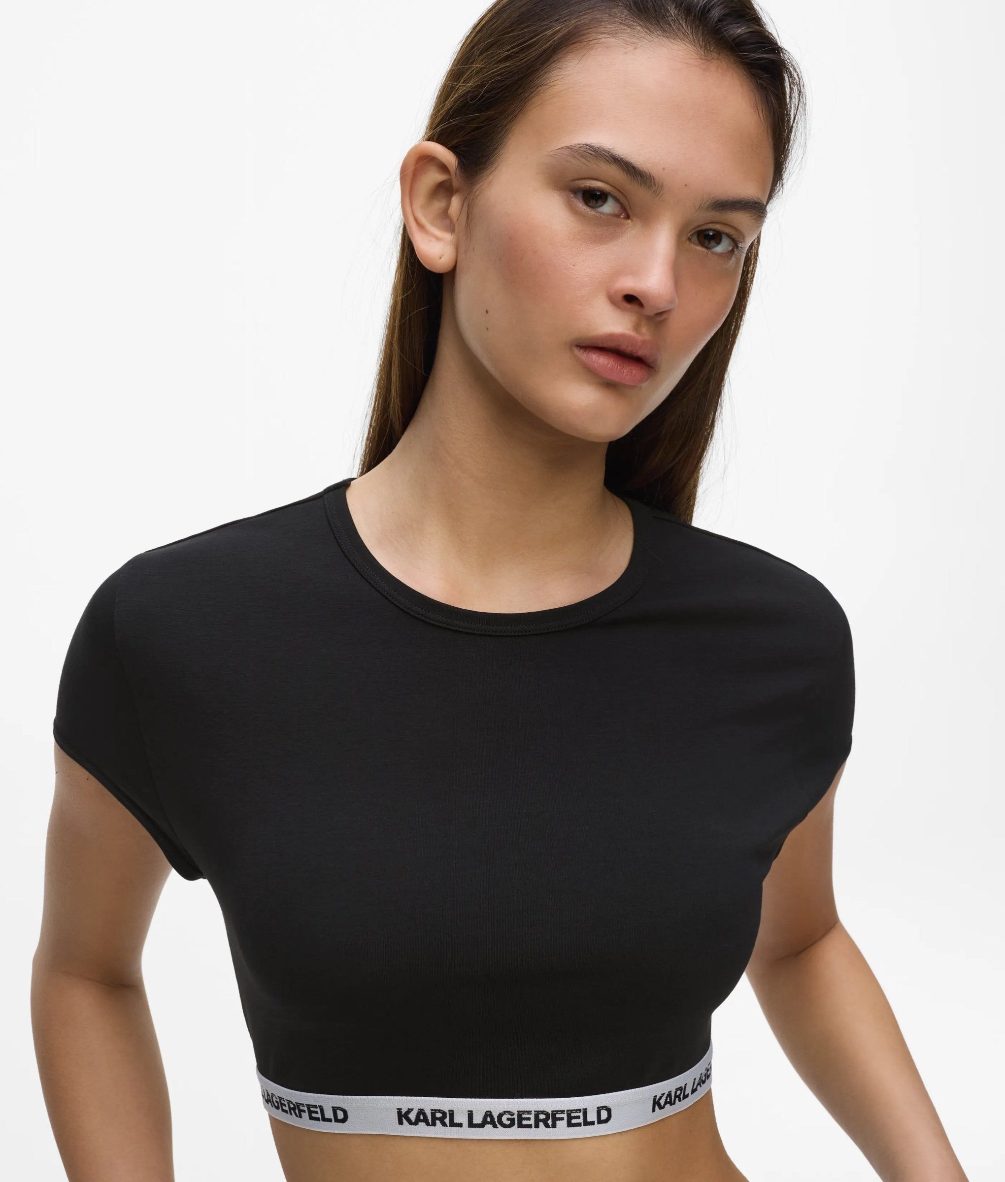 Crop Top À Logo, , , Taille: Xs - Karl Lagerfeld - Modalova