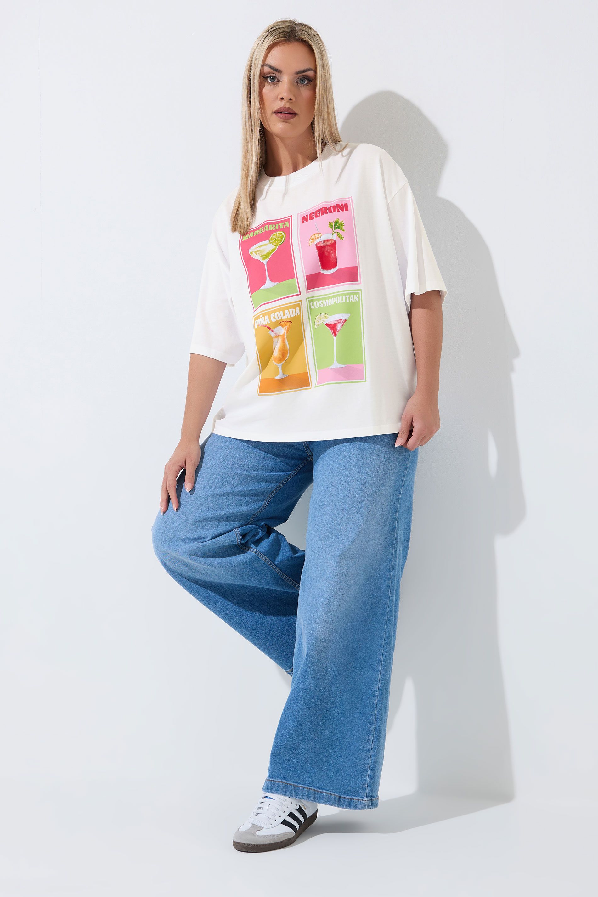 Tshirt À Imprimé Cocktail Blanc Size 38 - Limited Collection - Modalova