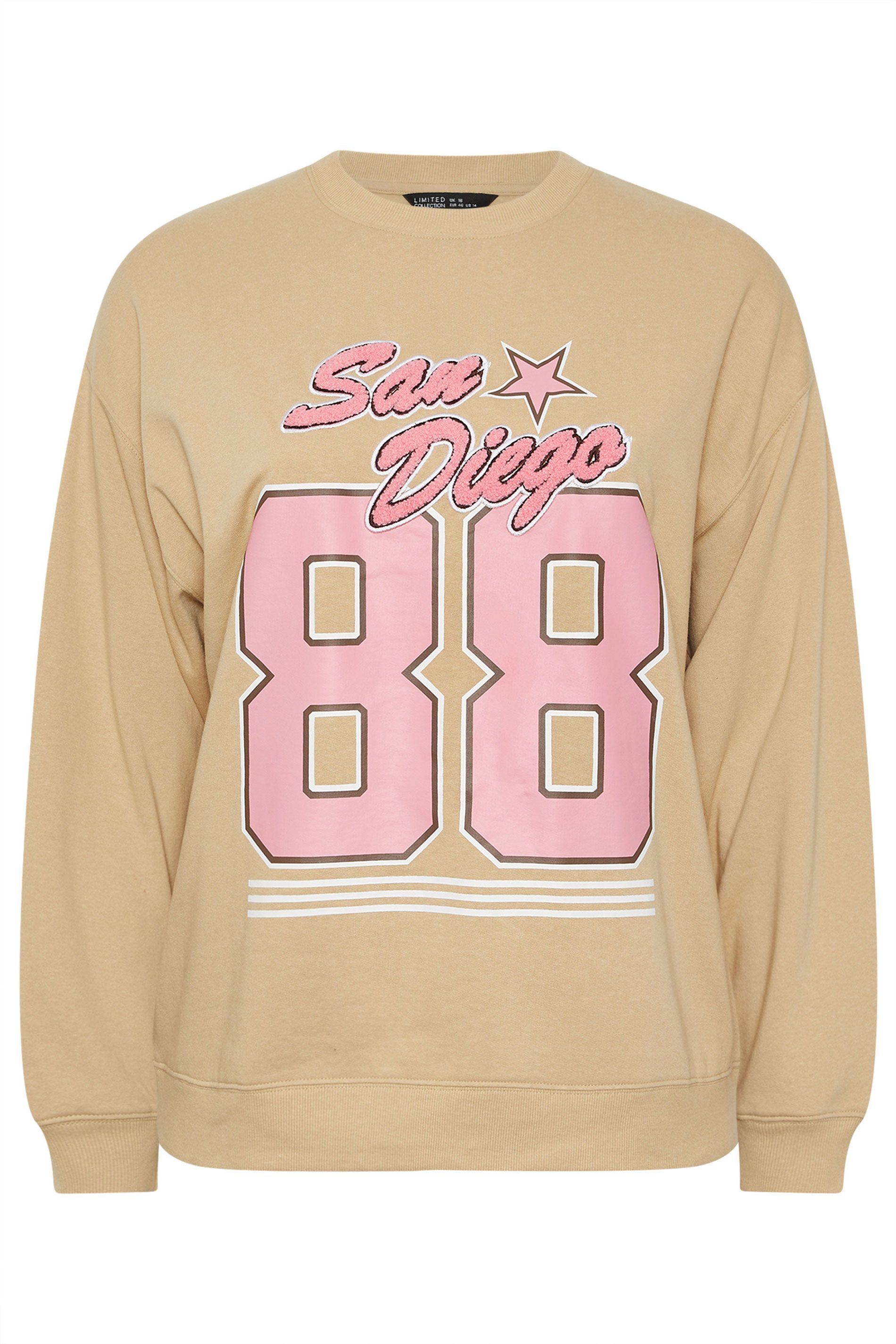 Sweatshirt Beige Marron « San Diego 88 » Size 42 - Limited Collection - Modalova