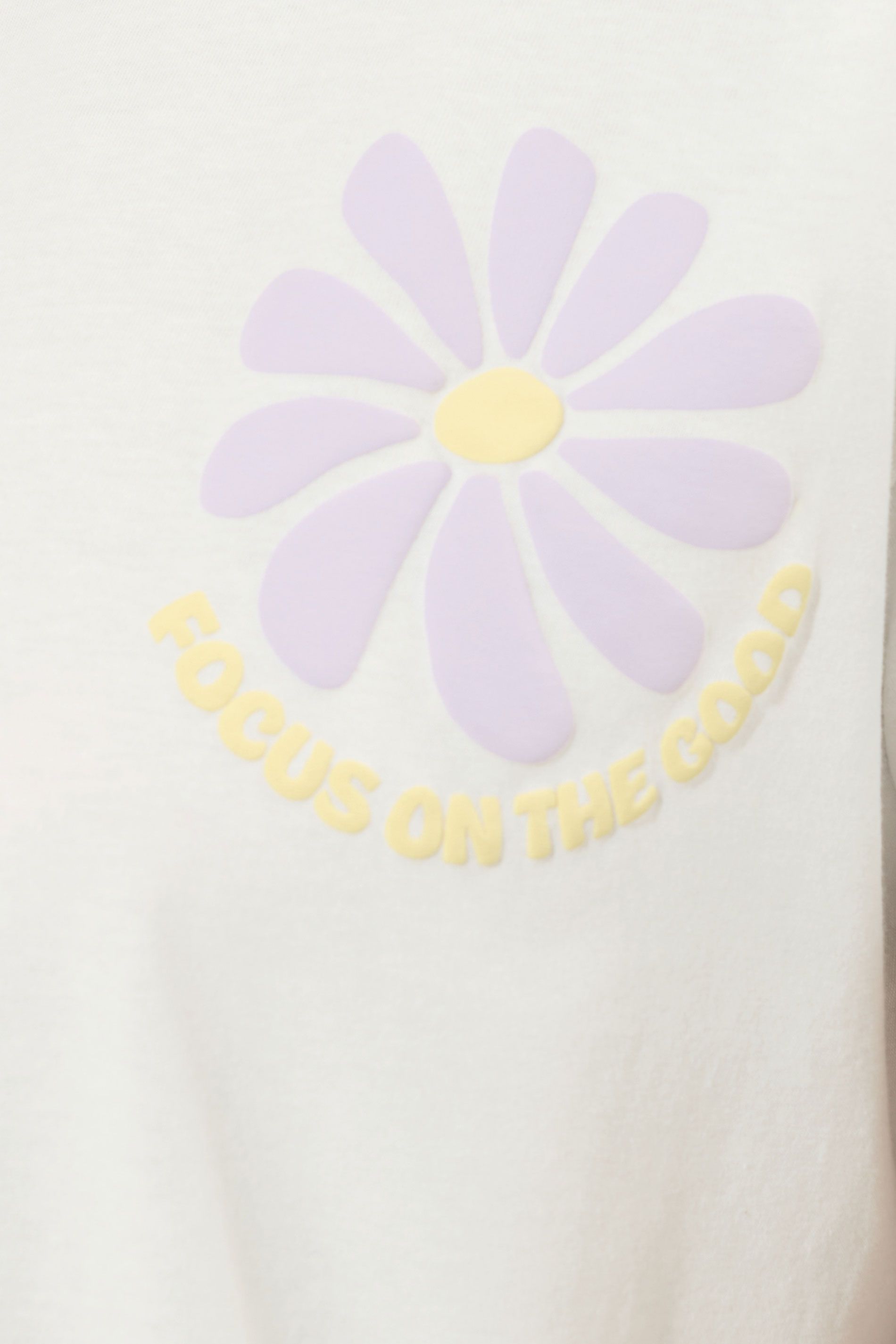 Tshirt Blanc 'Focus On The Good' Pâquerette Size 48 - Yours - Modalova