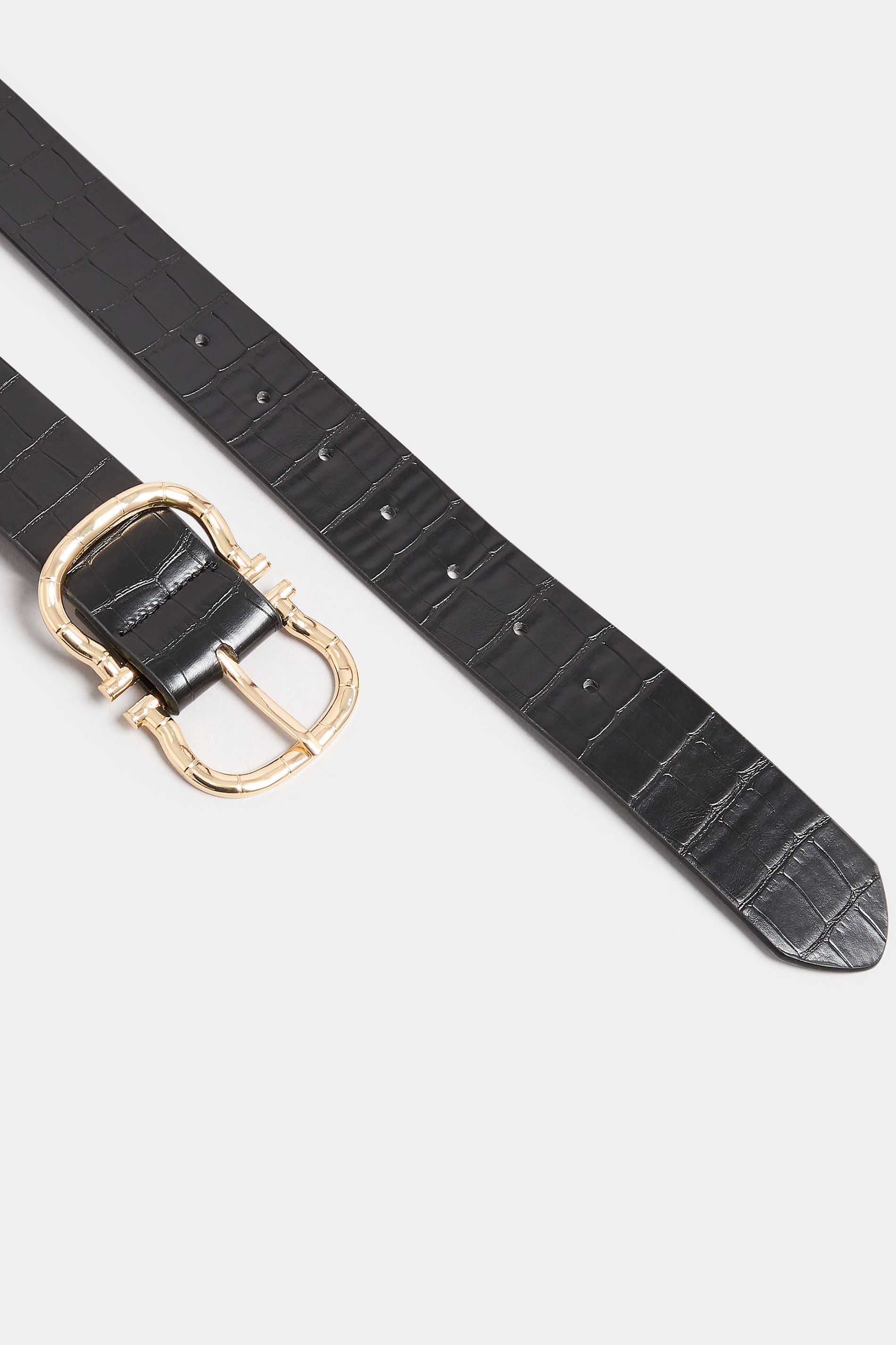 Ceinture À Double Boucle En Fer À Cheval Noirsize 52-54 - Yours - Modalova