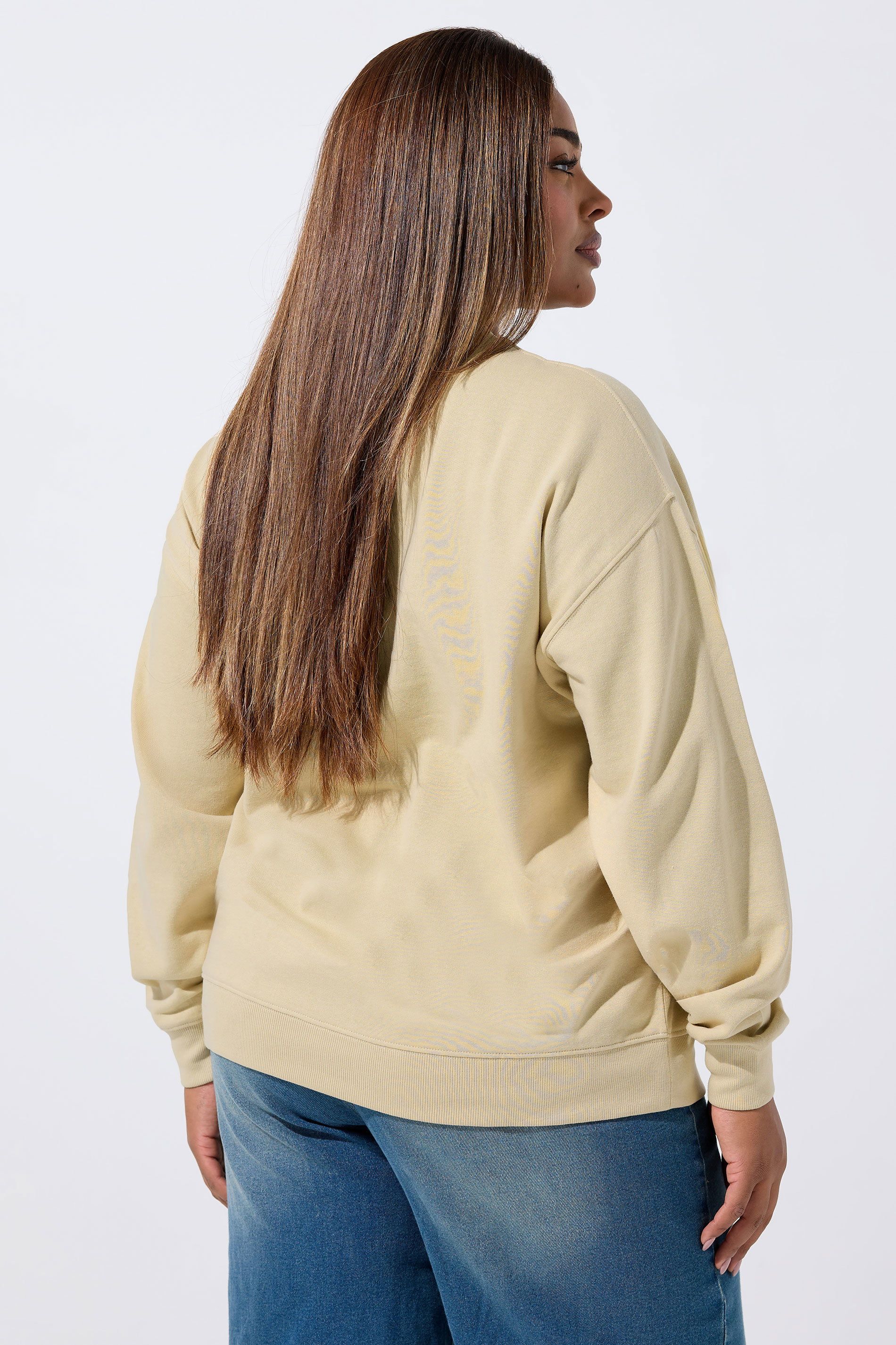 Sweatshirt Teddy À Imprimé Léopard Marron Naturel Size 46 - Limited Collection - Modalova