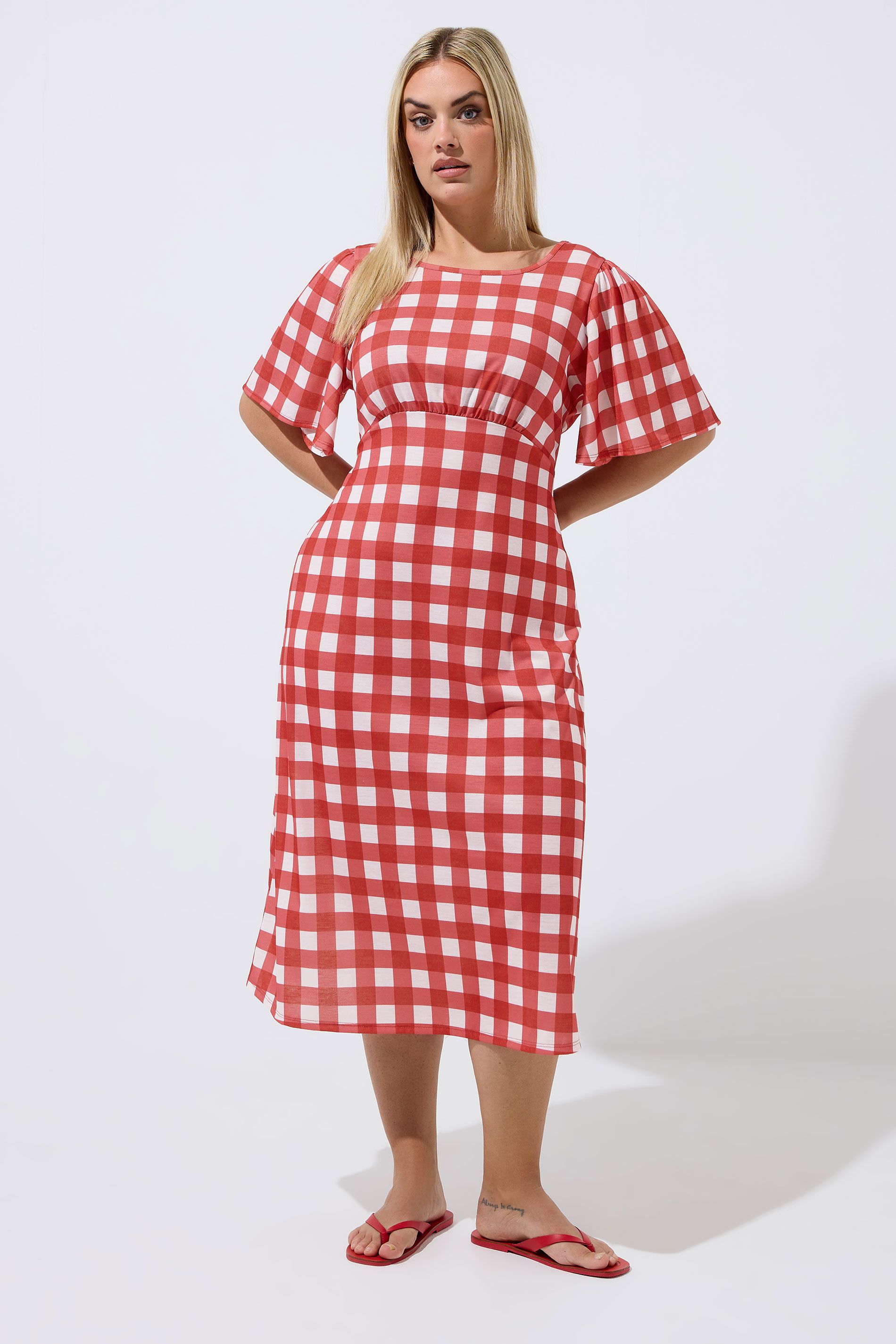 Robe Rouge À Carreaux Vichy Size 38 - Limited Collection - Modalova