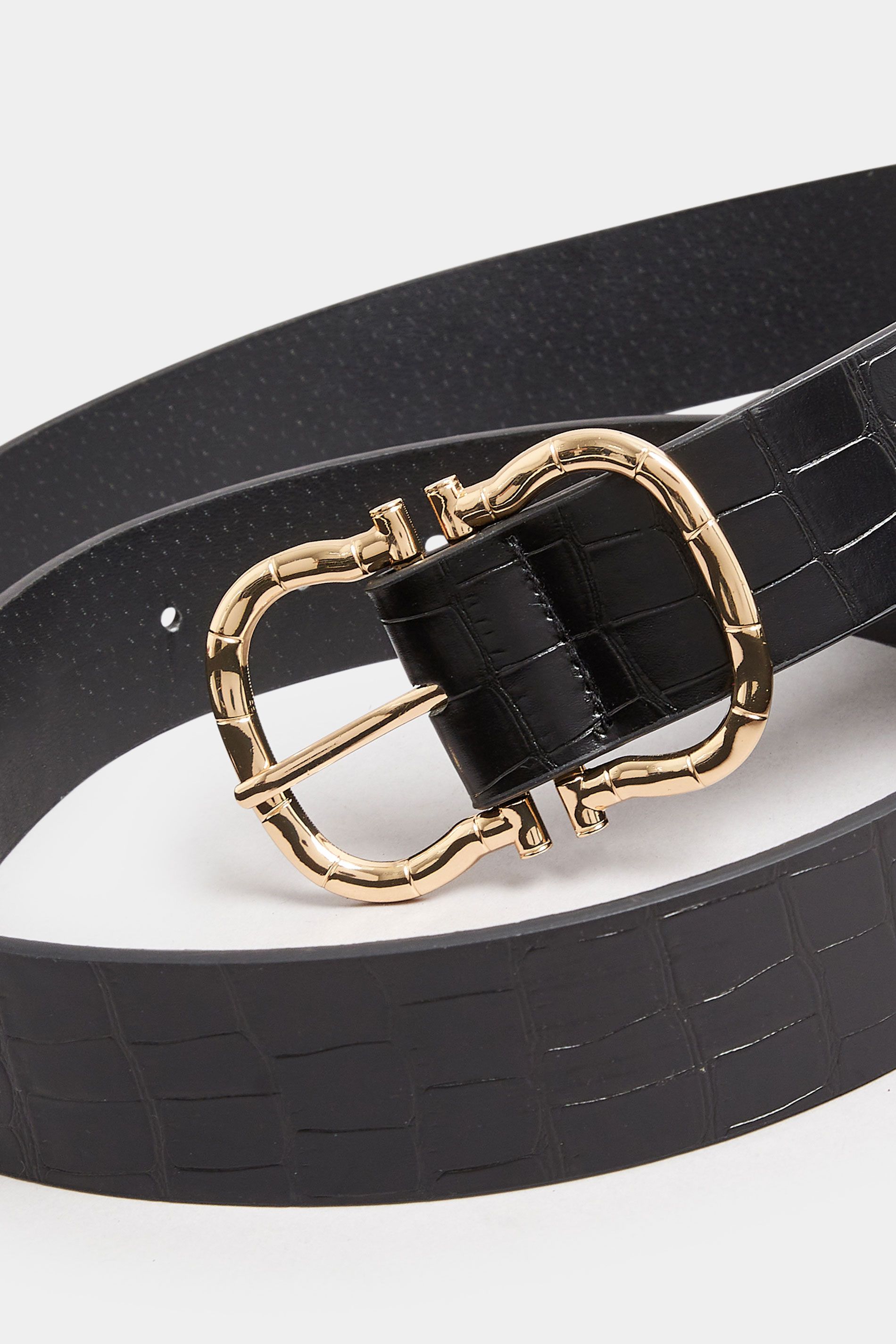 Ceinture À Double Boucle En Fer À Cheval Noirsize 52-54 - Yours - Modalova