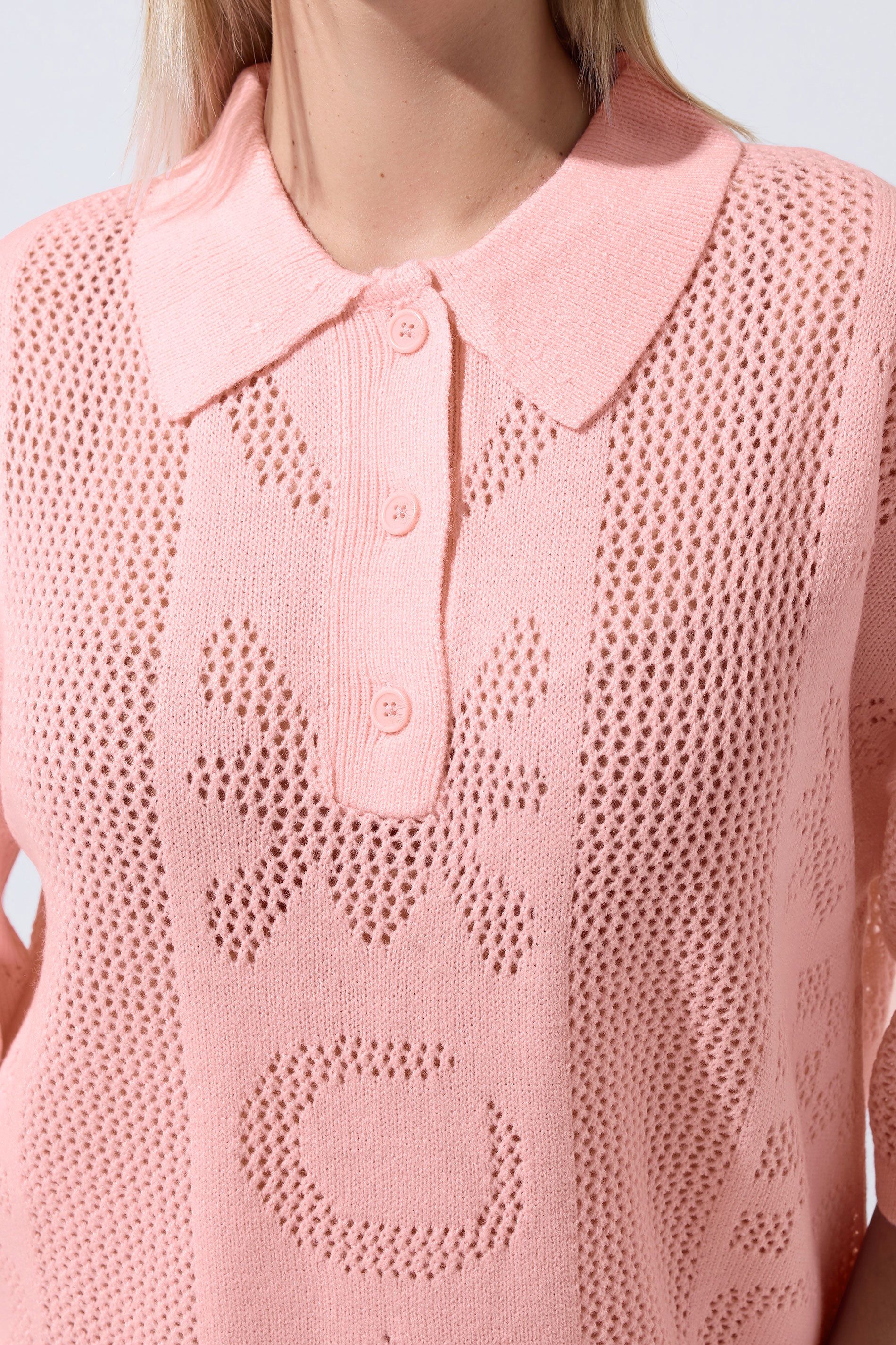 Robe De Plage Rose En Maille Size 50-52 - Limited Collection - Modalova