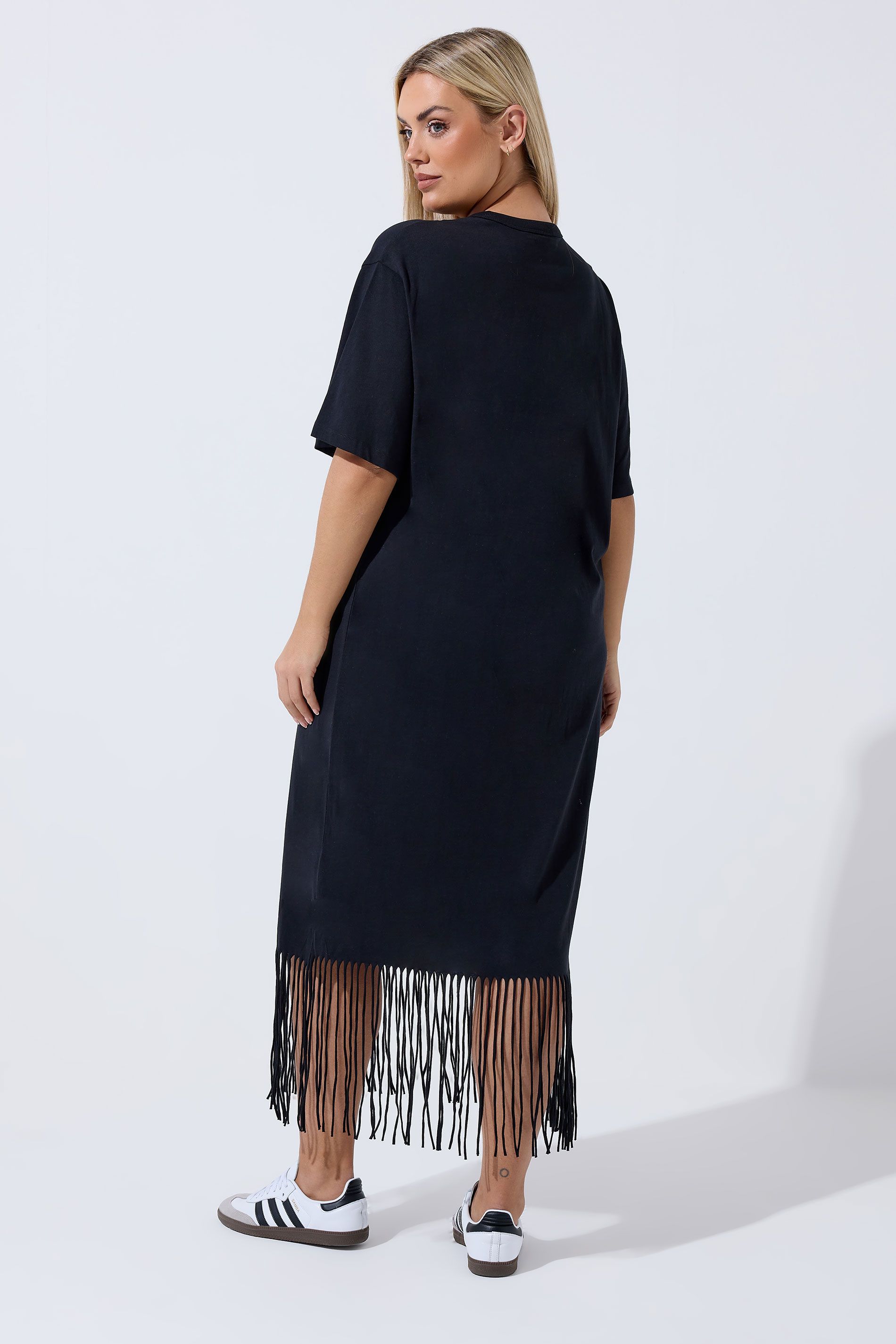 Robe De Plage À Pampilles Noir Size 50-52 - Limited Collection - Modalova