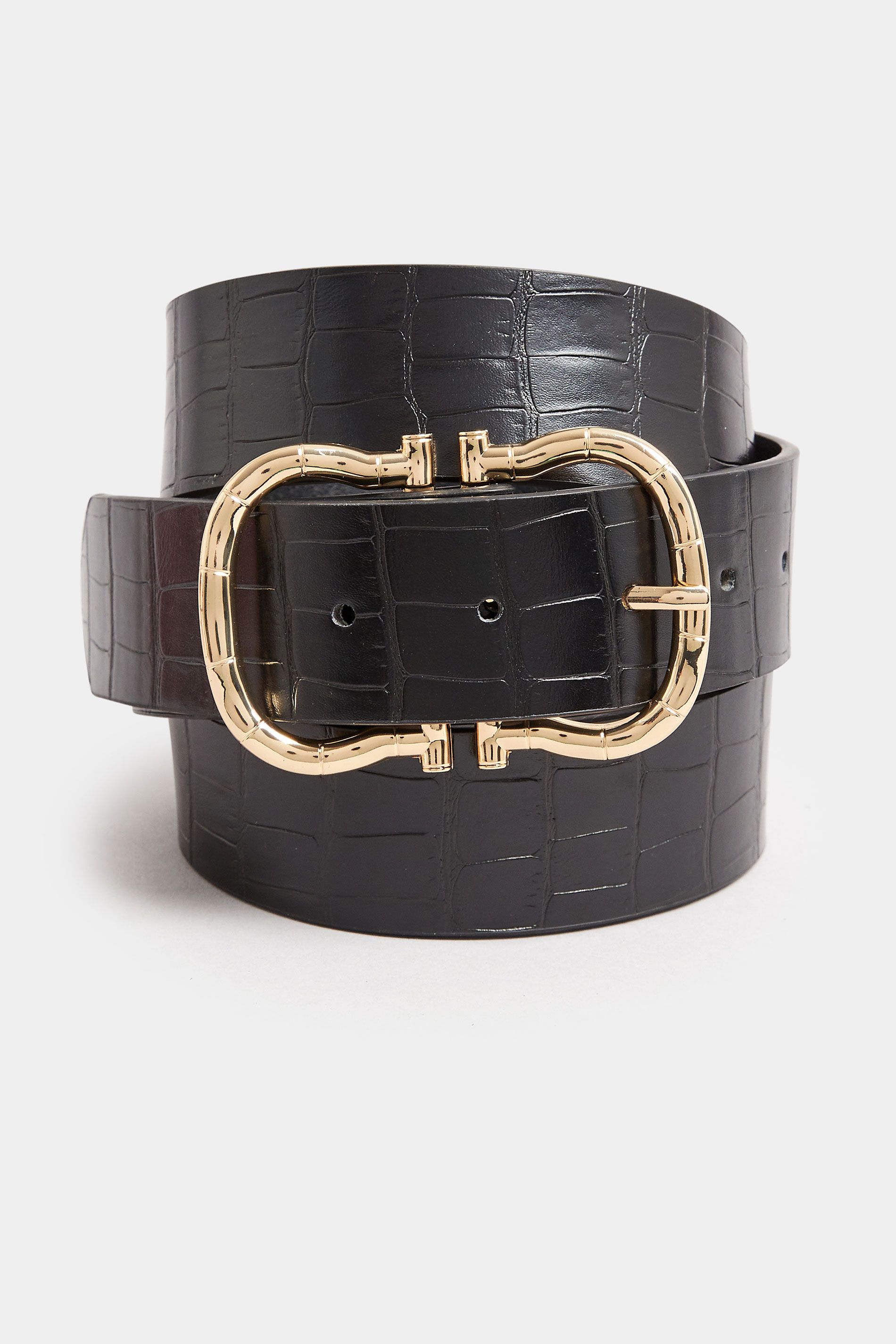 Ceinture À Double Boucle En Fer À Cheval Noirsize 52-54 - Yours - Modalova